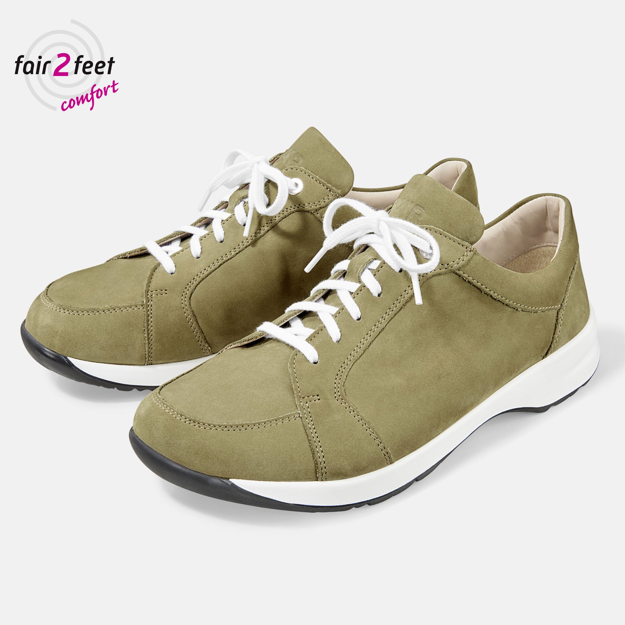 BÄR Schuhe Damenschuhe Sibel oliv Rindnubukleder Hauptbild