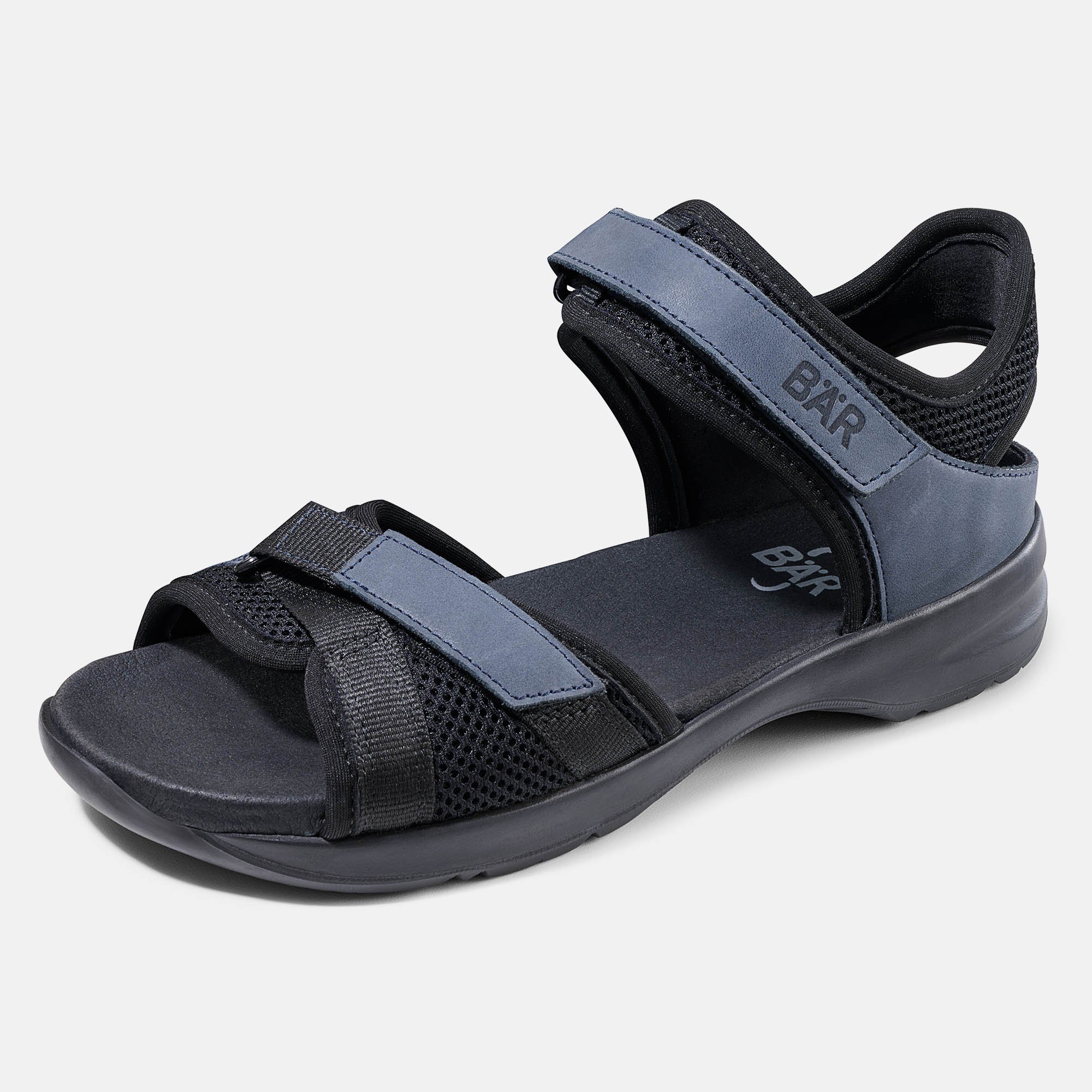 BÄR Schuhe Damenschuhe Jandia 2.0 in schwarz/blau aus Textil, gefettetes Kalbnappa, Neopren - Anlass: Alltag (Produktbild) BÄR Schuhe Damenschuhe Alltag Jandia 2.0 schwarz/blau Textil, gefettetes Kalbnappa, Neopren Produktbild