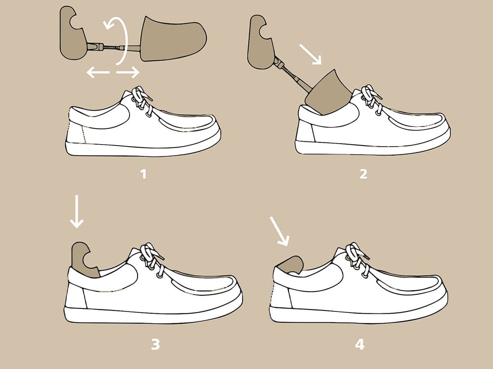 BÄR Schuhe Schraub-Schuhspanner natur Emotionsbild