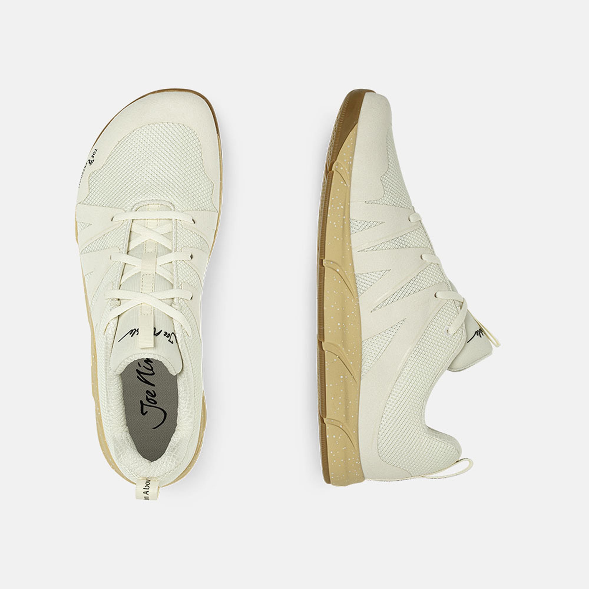 JOENIMBLE Schuhe Damenschuhe Addict in offwhite aus Textil - Anlass: Sport (Ansicht von oben) JOENIMBLE Schuhe Damenschuhe Sport Addict offwhite Textil Ansicht von oben