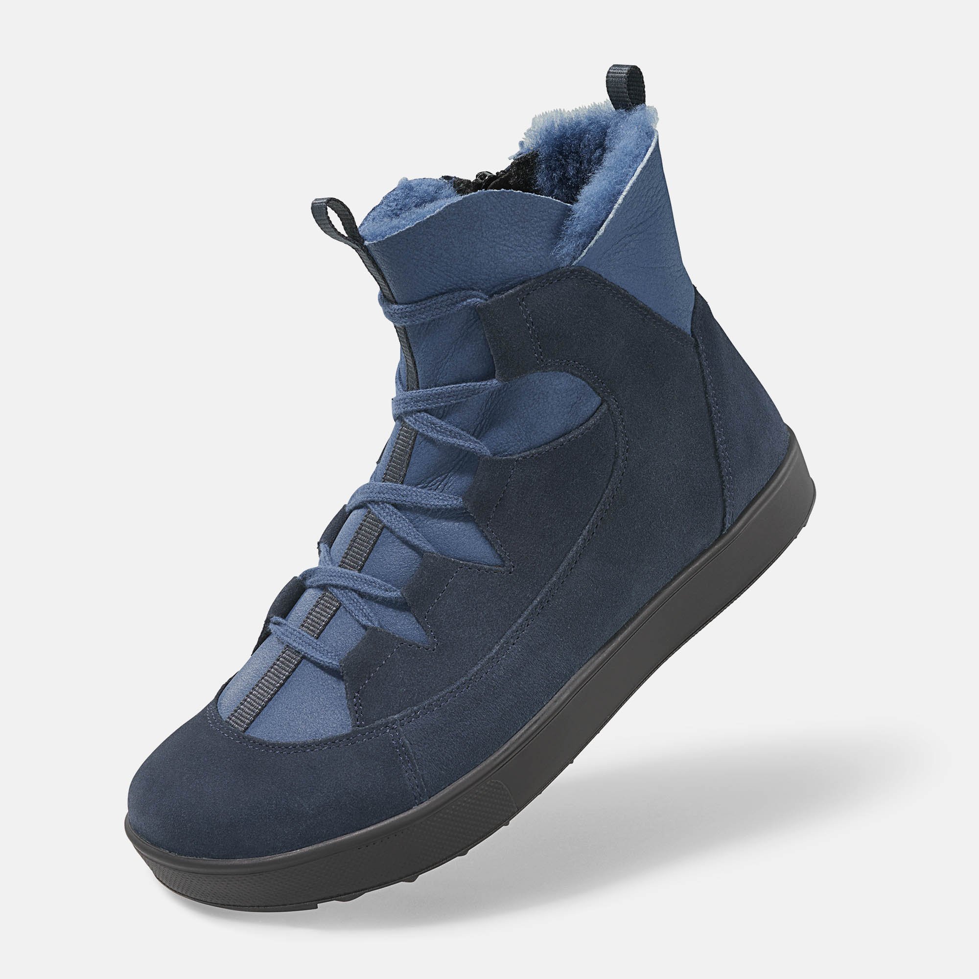 BÄR Schuhe Damenschuhe Paulina in blau aus Doubleface,Kalbveloursleder - Anlass: Freizeitschuhe (Produktbild) BÄR Schuhe Damenschuhe Freizeitschuhe Paulina blau Doubleface,Kalbveloursleder Produktbild