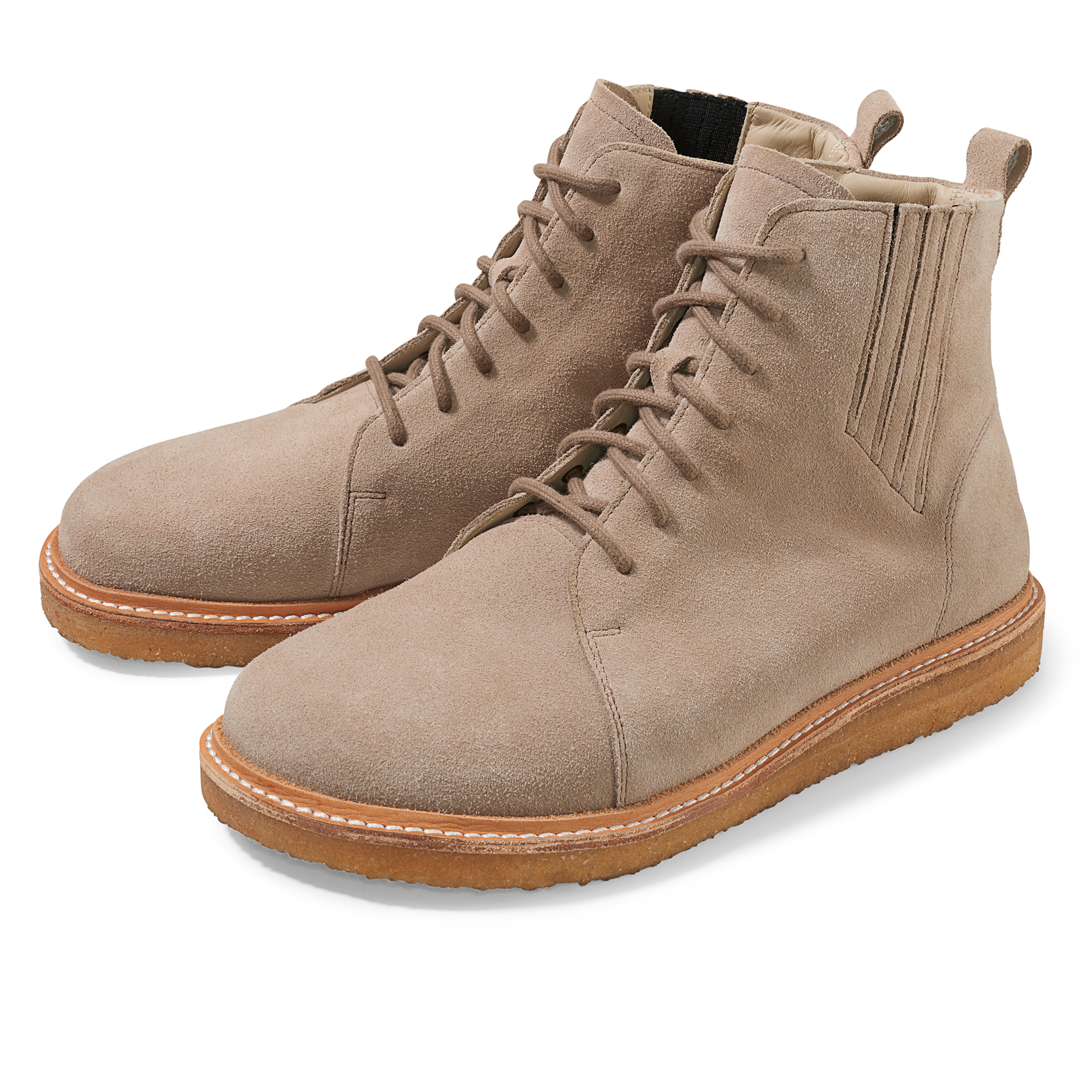 BÄR Schuhe Damenschuhe Freizeitschuhe Maud taupe Kalbveloursleder wasserabweisend Hauptbild