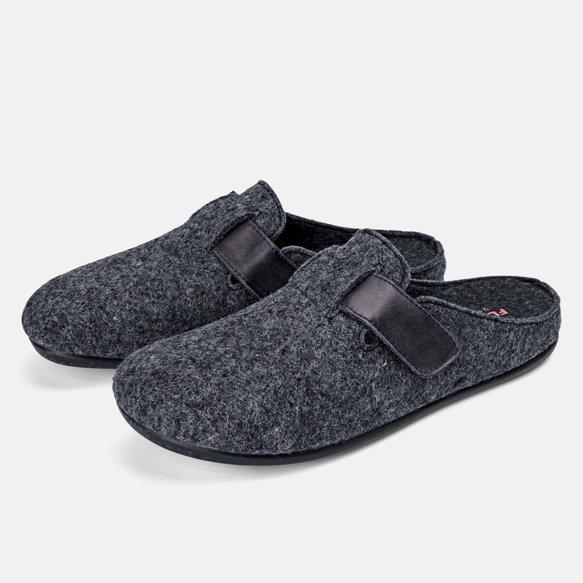 BÄR Schuhe Herrenschuhe Bozen in jeans aus Filz - Anlass: Hausschuhe (Hauptbild) BÄR Schuhe Herrenschuhe Hausschuhe Bozen jeans Filz Hauptbild