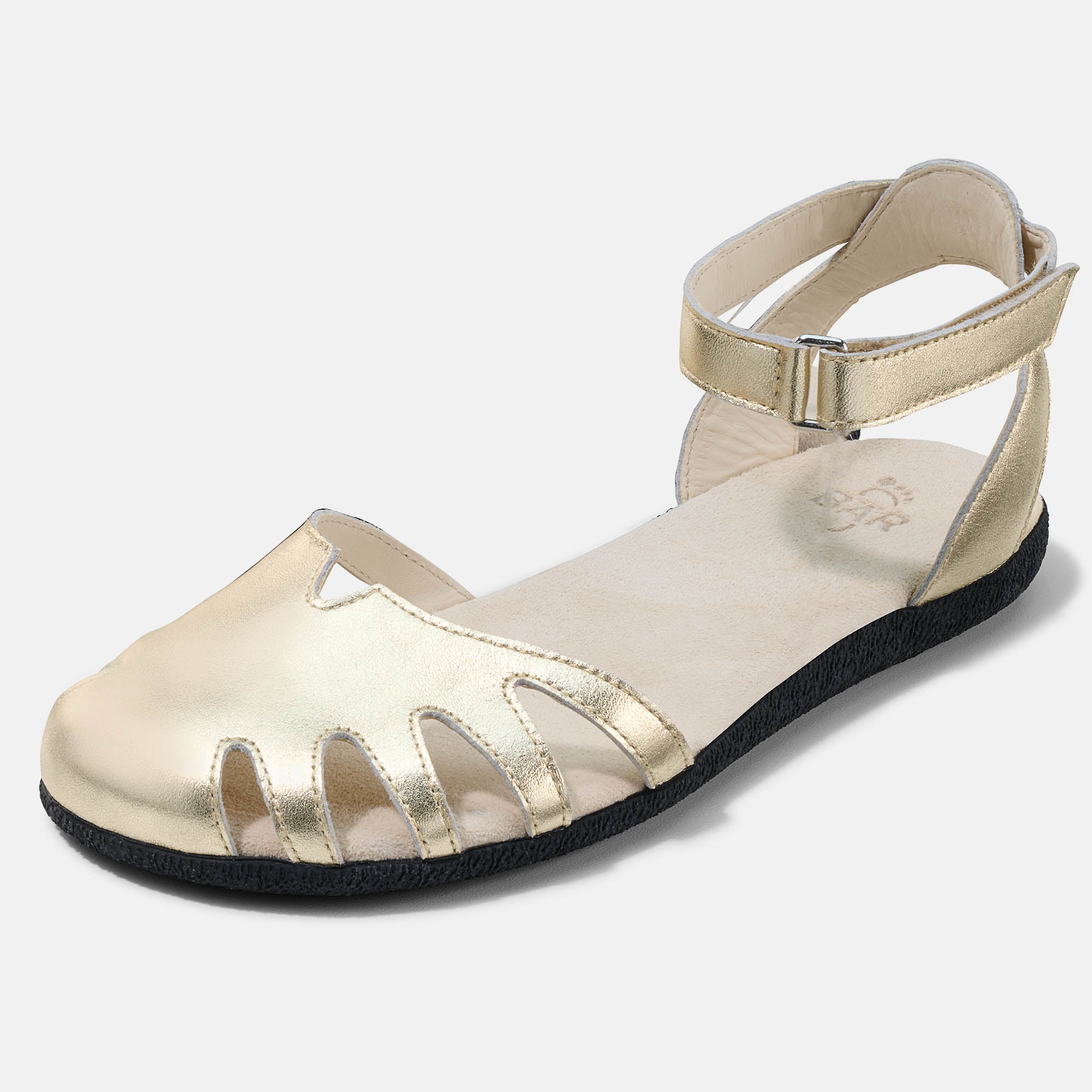 BÄR Schuhe Damenschuhe Sandaletten Alisa gold Produktbild