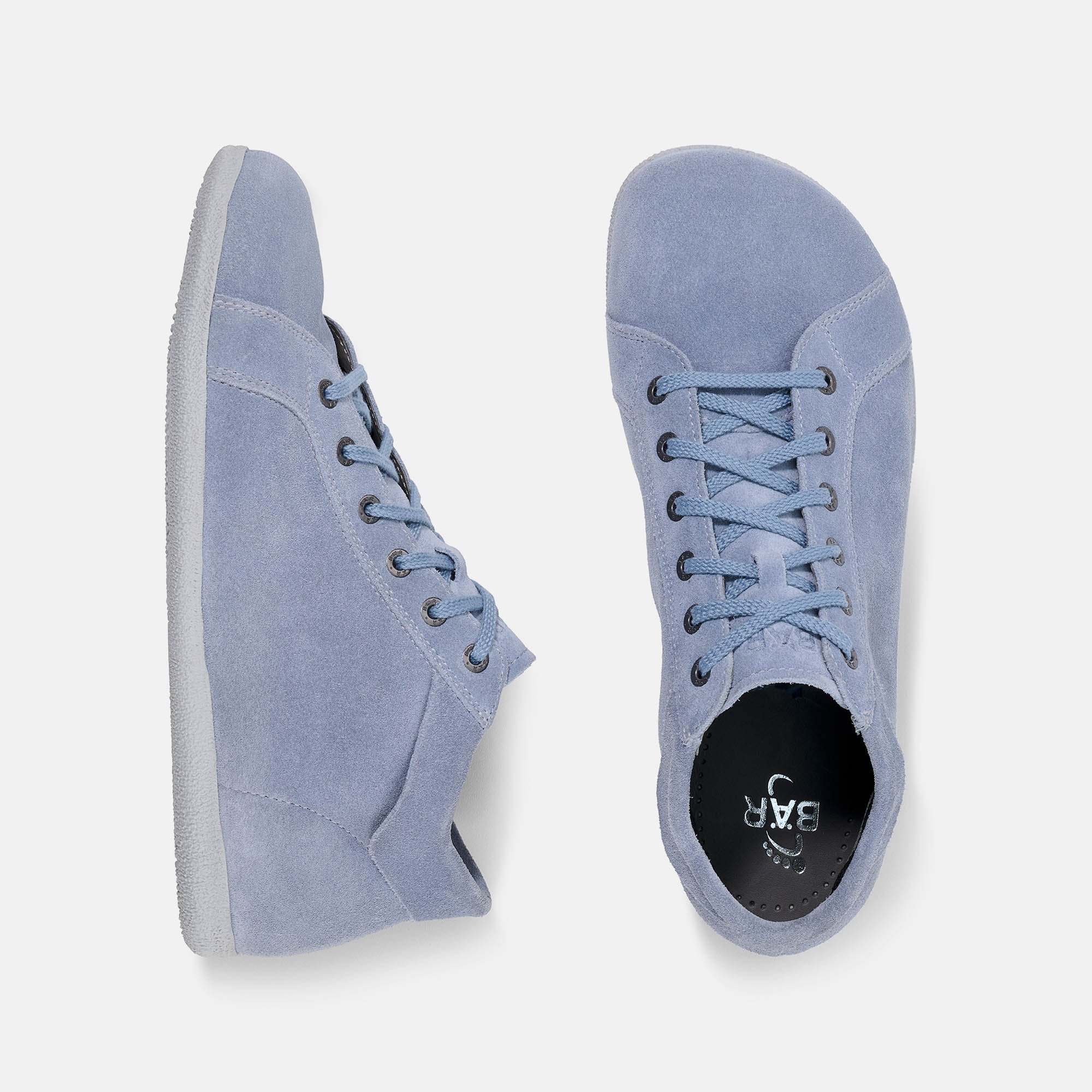 BÄR Schuhe Damenschuhe Magda in jeans aus Kalbveloursleder - Anlass: Freizeitschuhe (Ansicht von oben) BÄR Schuhe Damenschuhe Freizeitschuhe Magda jeans Kalbveloursleder Ansicht von oben