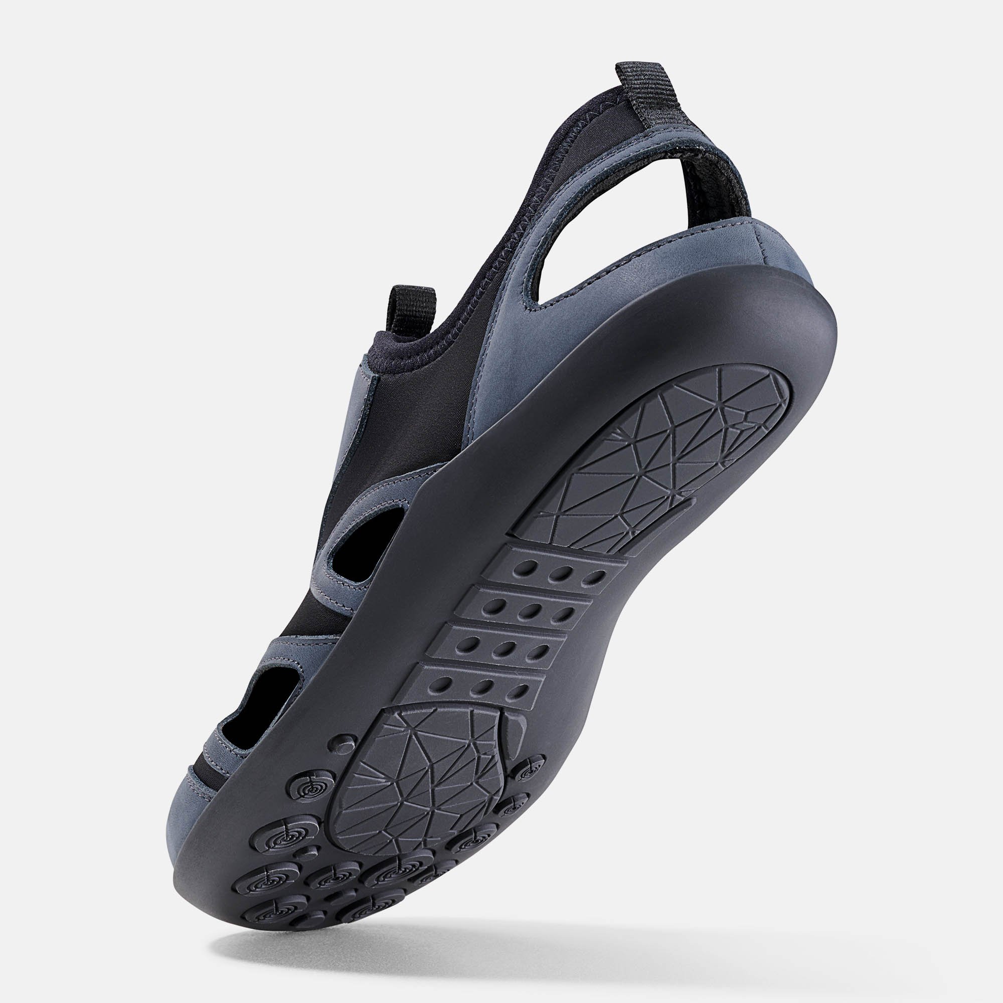 BÄR Schuhe Unisexschuhe Tony in dunkelblau/schwarz aus Neopren, Rindnappaleder - Anlass: Freizeitschuhe (Seitenansicht) BÄR Schuhe Unisexschuhe Freizeitschuhe Tony dunkelblau/schwarz Neopren, Rindnappaleder Seitenansicht