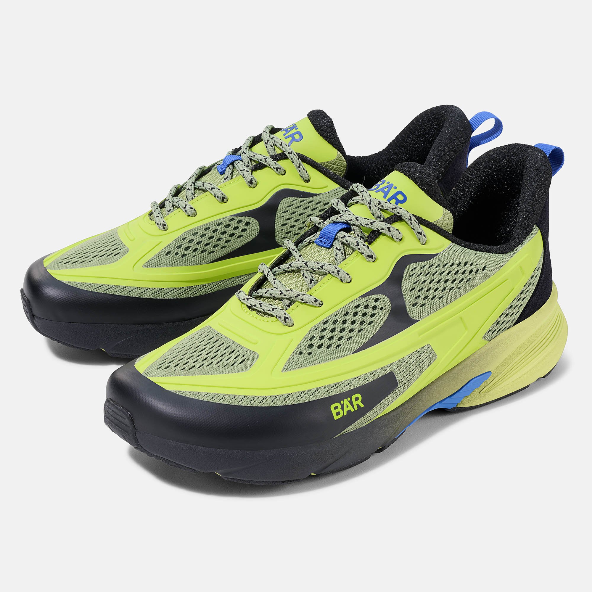 BÄR Schuhe Unisexschuhe Laufschuhe Ventu Run grün/blau Funktionstextil, PU Hauptbild