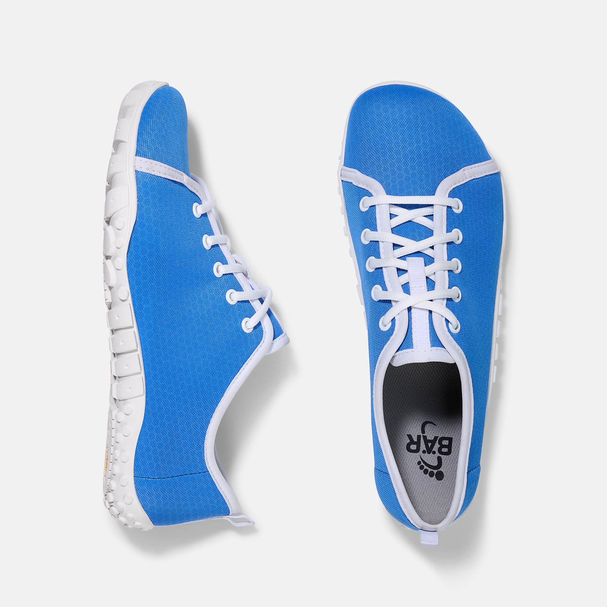 BÄR Schuhe Herrenschuhe John in electricblau aus Textil - Anlass: Freizeitschuhe (Ansicht von oben) BÄR Schuhe Herrenschuhe Freizeitschuhe John electricblau Textil Ansicht von oben