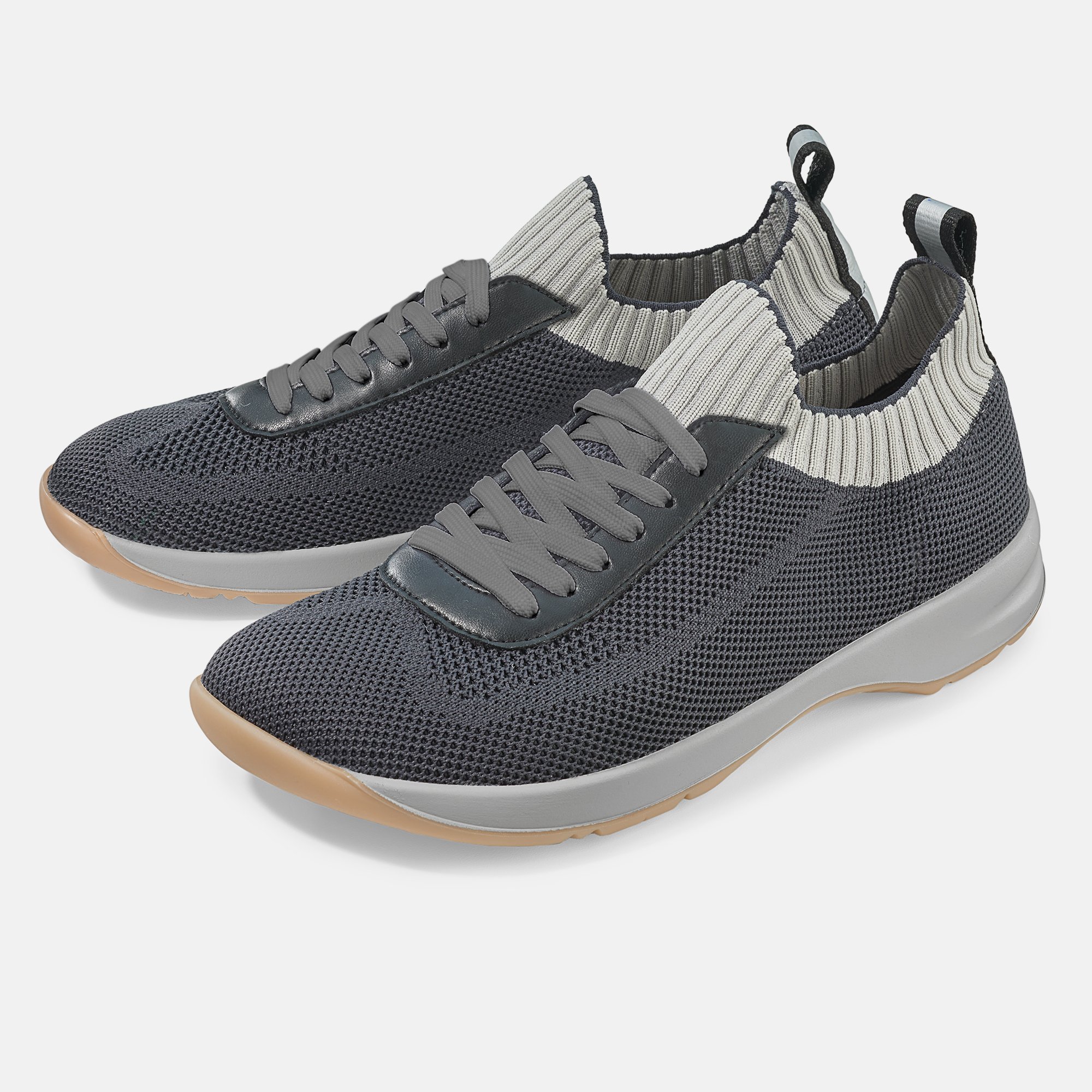 BÄR Schuhe Herrenschuhe Riley in dunkelgrau aus Textilstrick aus Polyester und PU - Anlass: Freizeitschuhe (Hauptbild) BÄR Schuhe Herrenschuhe Freizeitschuhe Riley dunkelgrau Textilstrick aus Polyester und PU Hauptbild