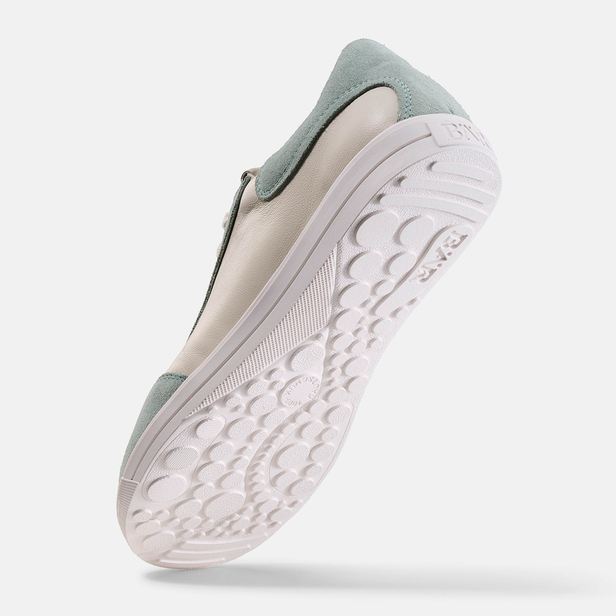 BÄR Schuhe Damenschuhe Freizeitschuhe Elody beige/mint Kalbnappaleder, Kalbveloursleder Seitenansicht