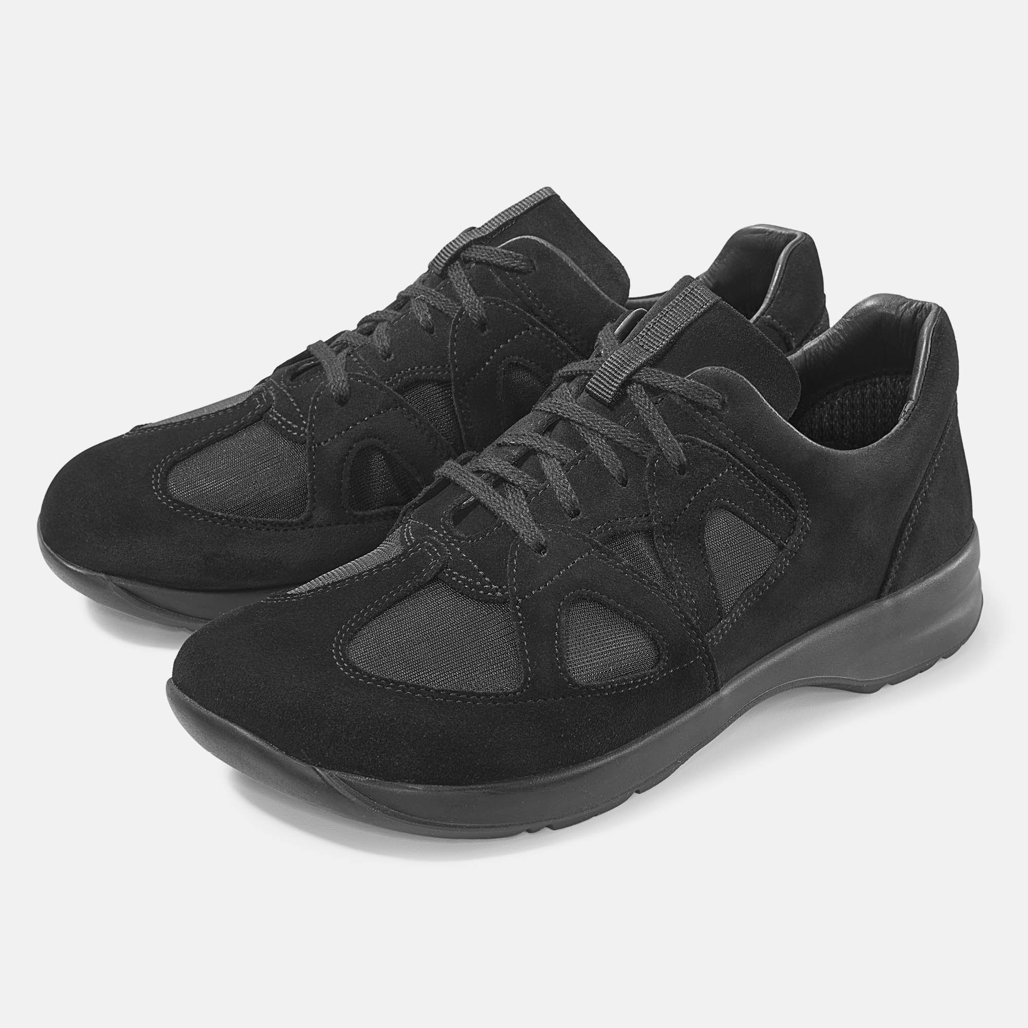 BÄR Schuhe Damenschuhe Kayla in schwarz aus Kalbnappaleder, Textil - Anlass: Freizeitschuhe (Hauptbild) BÄR Schuhe Damenschuhe Freizeitschuhe Kayla schwarz Kalbnappaleder, Textil Hauptbild