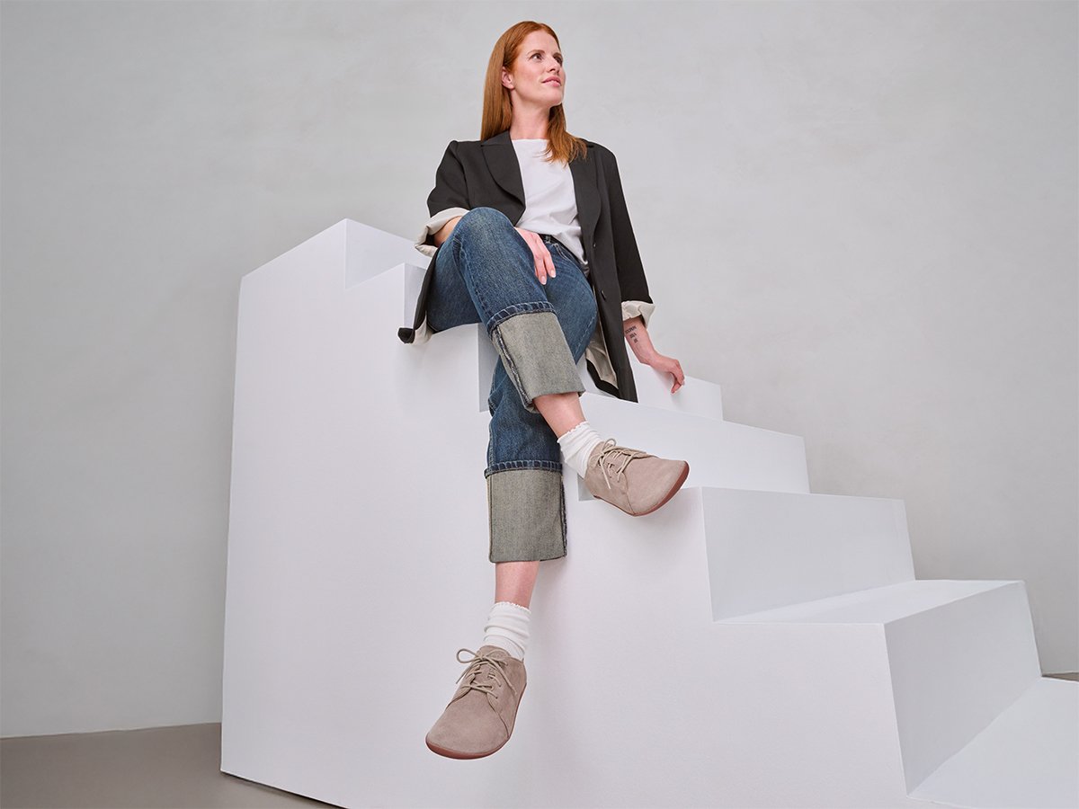 BÄR Schuhe Damenschuhe Joyce in taupe aus Kalbveloursleder - Anlass: Freizeitschuhe (Emotionsbild) BÄR Schuhe Damenschuhe Freizeitschuhe Joyce taupe Kalbveloursleder Emotionsbild