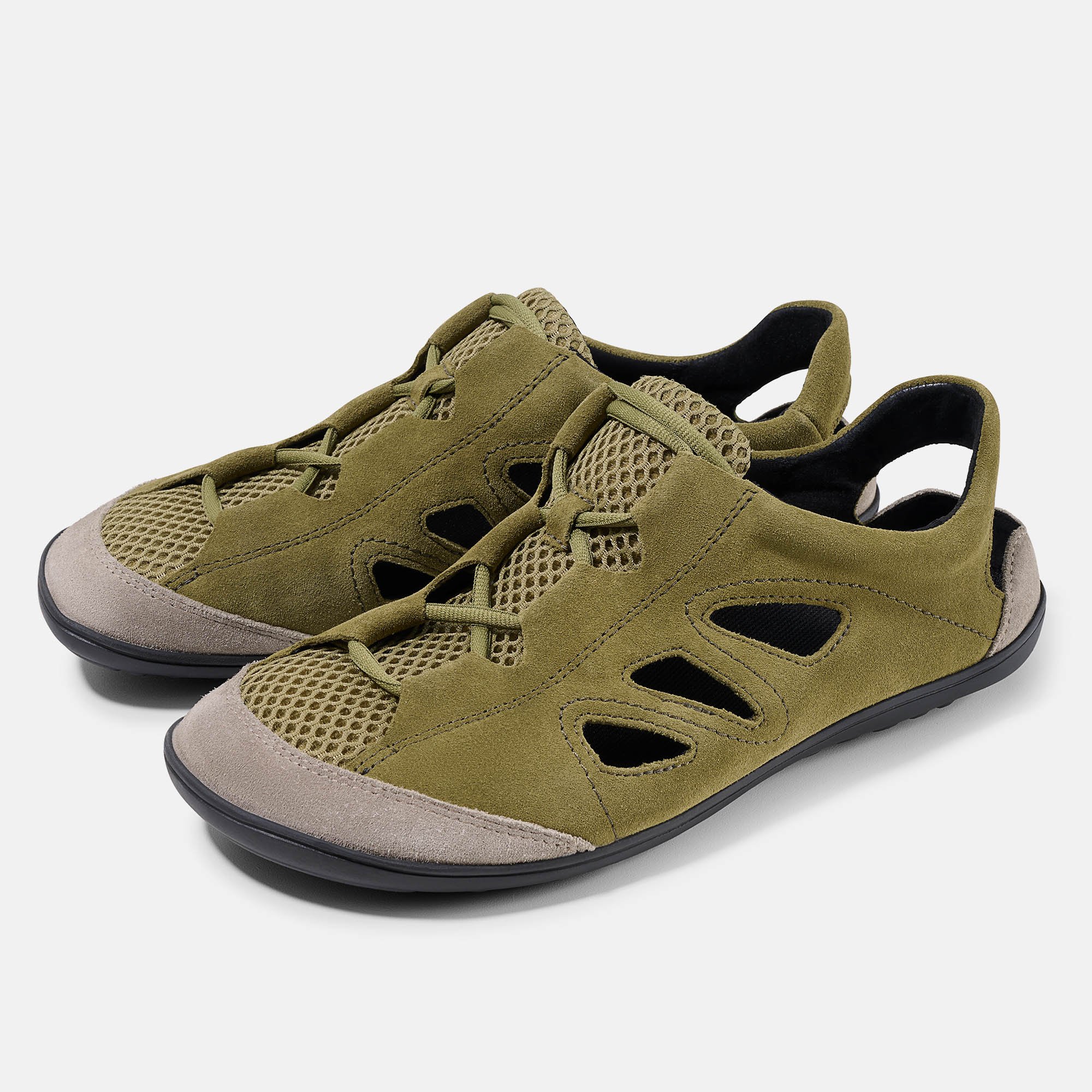 BÄR Schuhe Unisexschuhe Jess in oliv aus Rindveloursleder, Mesh - Anlass: Alltag (Hauptbild) BÄR Schuhe Unisexschuhe Alltag Jess oliv Rindveloursleder, Mesh Hauptbild
