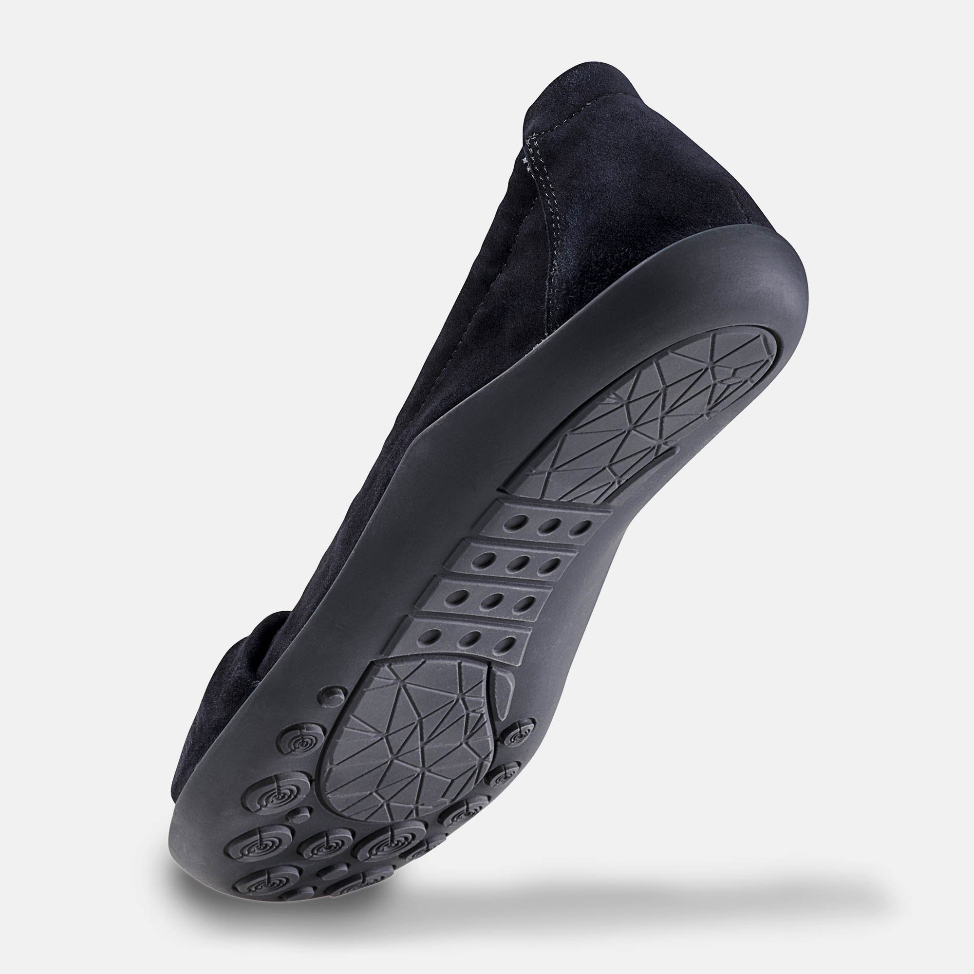 BÄR Schuhe Damenschuhe Freizeitschuhe Elly schwarz Ziegenvelours Seitenansicht