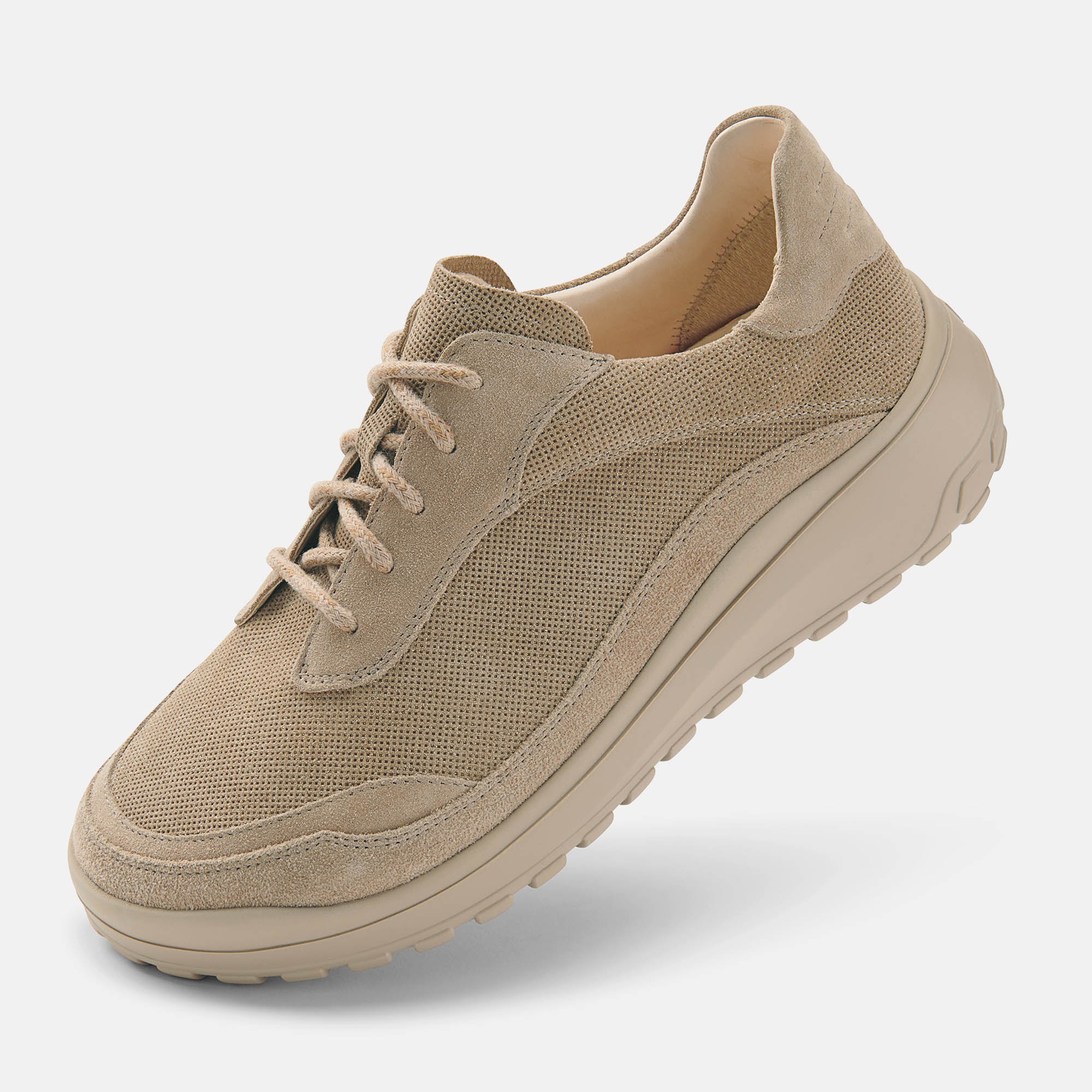 BÄR Schuhe Damenschuhe Quinn in sand aus Kalbveloursleder - Anlass: Alltag (Produktbild) BÄR Schuhe Damenschuhe Alltag Quinn sand Kalbveloursleder Produktbild