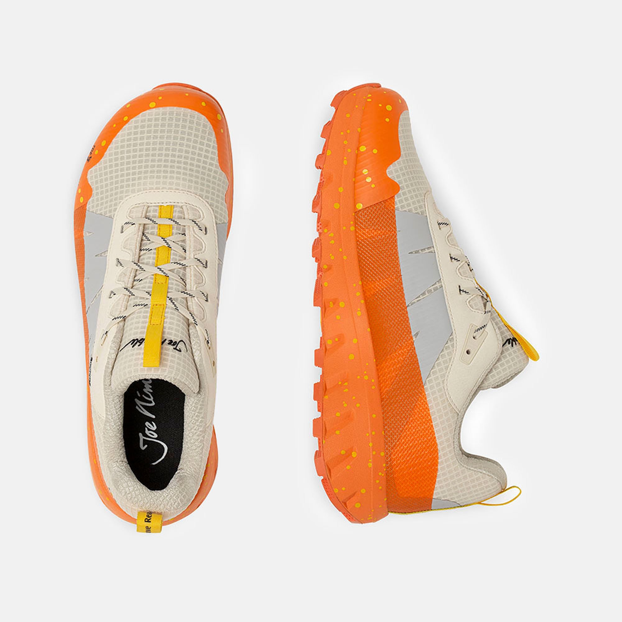 JOENIMBLE Schuhe Herrenschuhe Explore Addict in orange aus Textil - Anlass: Wanderschuhe (Ansicht von oben) JOENIMBLE Schuhe Herrenschuhe Wanderschuhe Explore Addict orange Textil Ansicht von oben