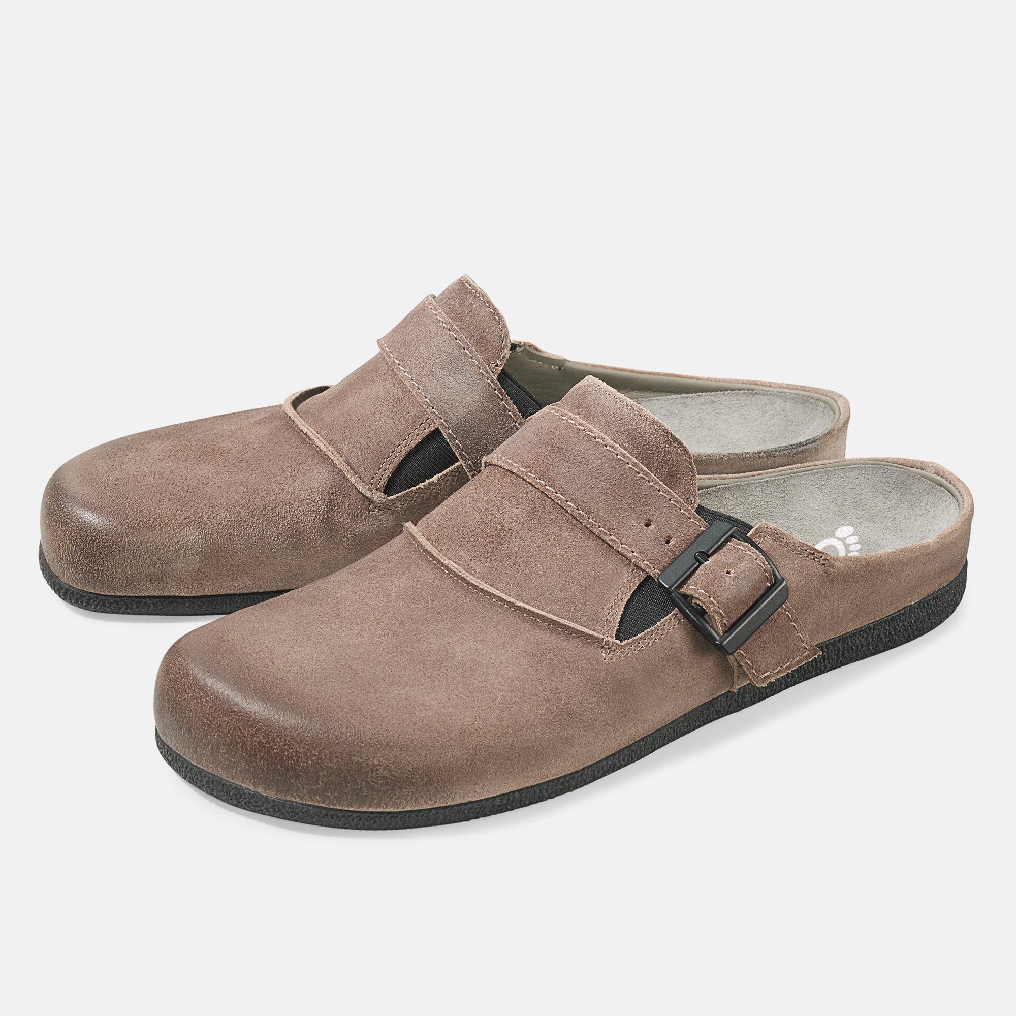 BÄR Schuhe Herrenschuhe Marlon in taupe aus Rindveloursleder gewachst - Anlass: Hausschuhe (Hauptbild) BÄR Schuhe Herrenschuhe Hausschuhe Marlon taupe Rindveloursleder gewachst Hauptbild