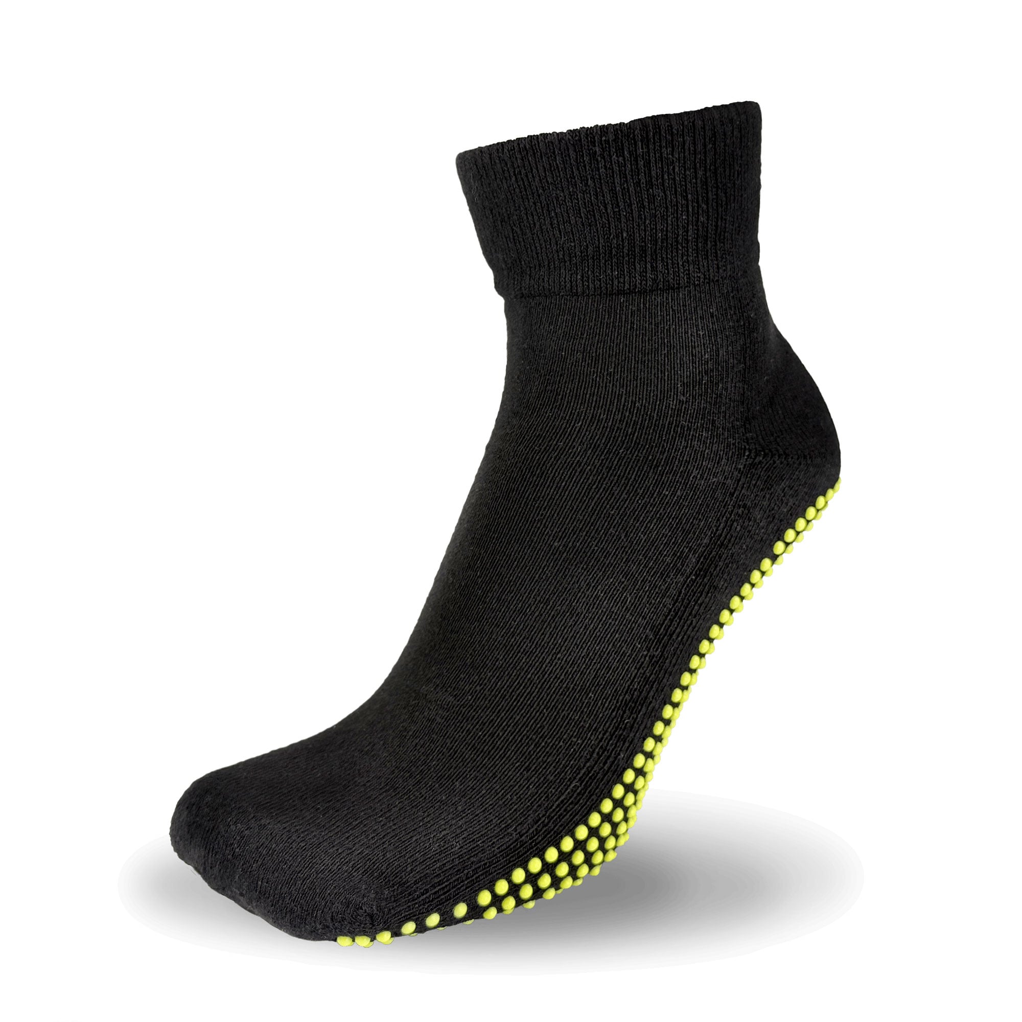 BÄR Schuhe NopSocks schwarz/gelb Produktbild