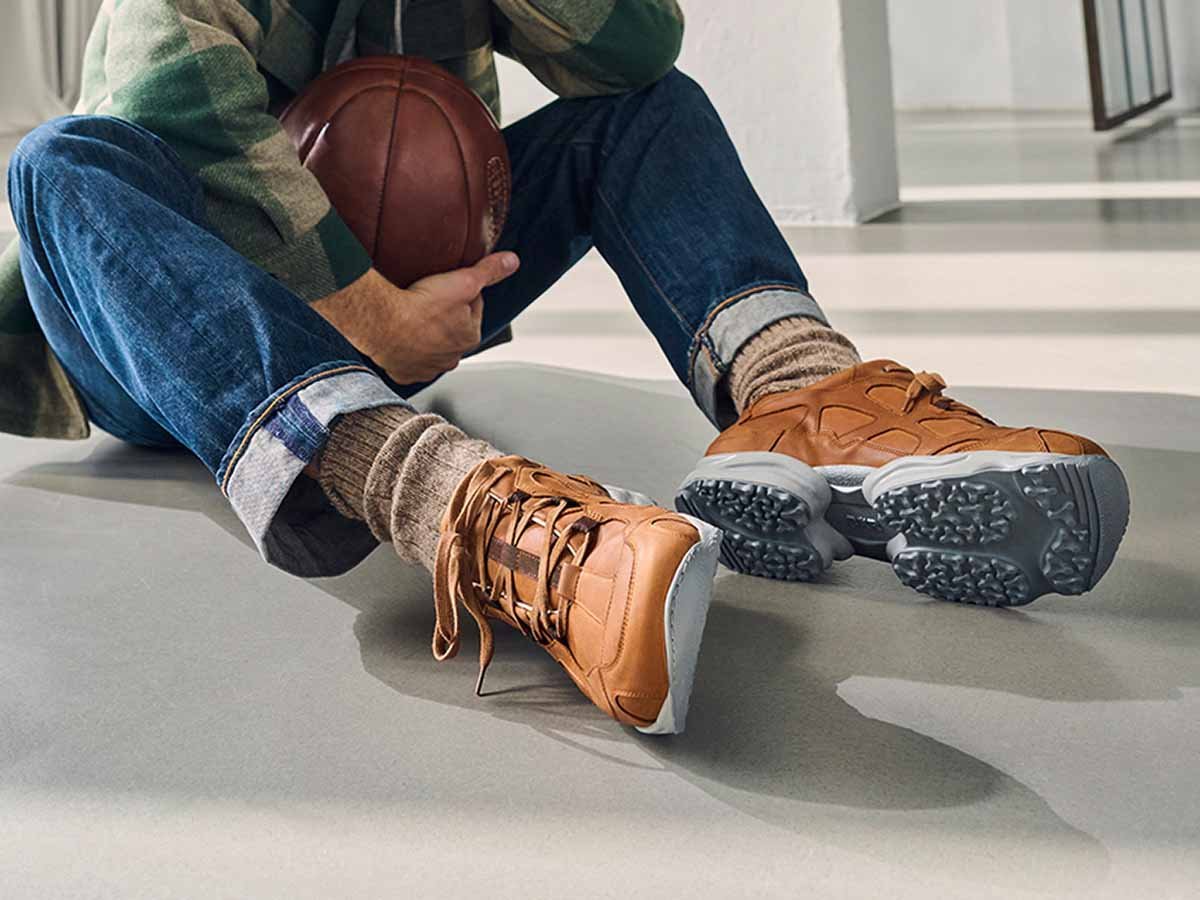 BÄR Schuhe Unisexschuhe High Performance 2.5-L in cognac aus Rindnappaleder - Anlass: Laufschuhe (Emotionsbild) BÄR Schuhe Unisexschuhe Laufschuhe High Performance 2.5-L cognac Rindnappaleder Emotionsbild