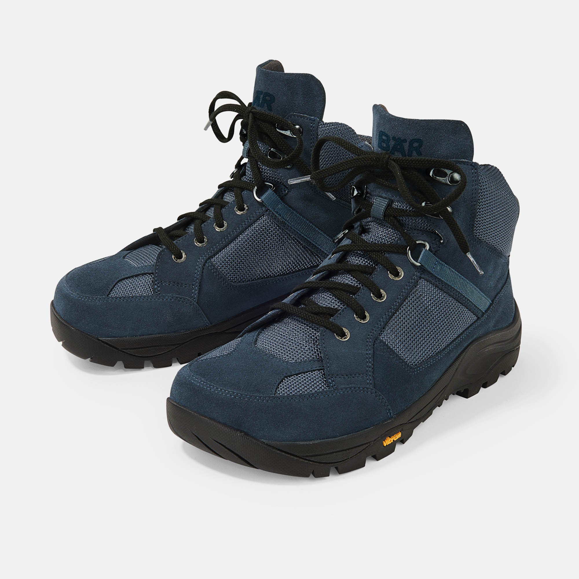 BÄR Schuhe Unisexschuhe Innsbruck in dunkelblau aus Rindveloursleder, Funktionstextil - Anlass: Wanderstiefel (Hauptbild) BÄR Schuhe Unisexschuhe Wanderstiefel Innsbruck dunkelblau Rindveloursleder, Funktionstextil Hauptbild