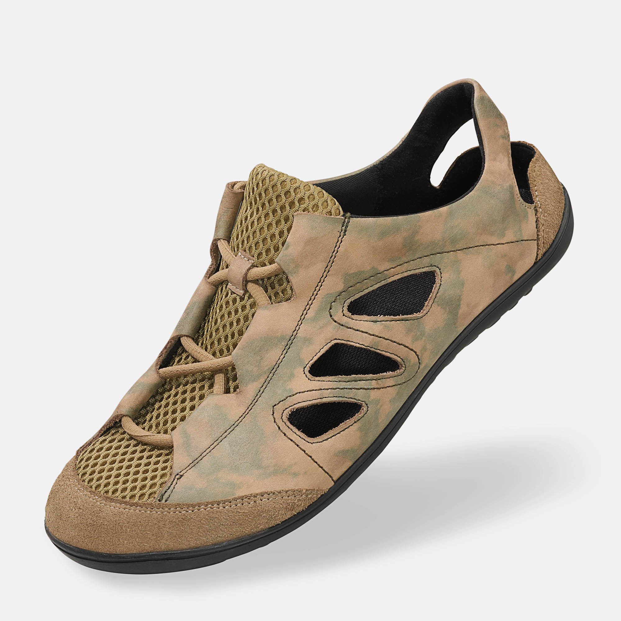 BÄR Schuhe Unisexschuhe Jess in oliv aus Rindnubukleder, Rindveloursleder, Mesh - Anlass: Alltag (Produktbild) BÄR Schuhe Unisexschuhe Alltag Jess oliv Rindnubukleder, Rindveloursleder, Mesh Produktbild