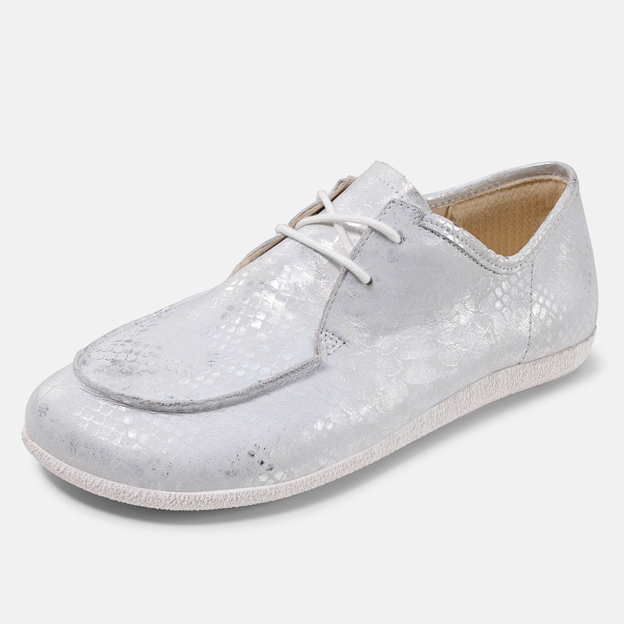 BÄR Schuhe Damenschuhe Freizeitschuhe Johanna weiß/silber Produktbild