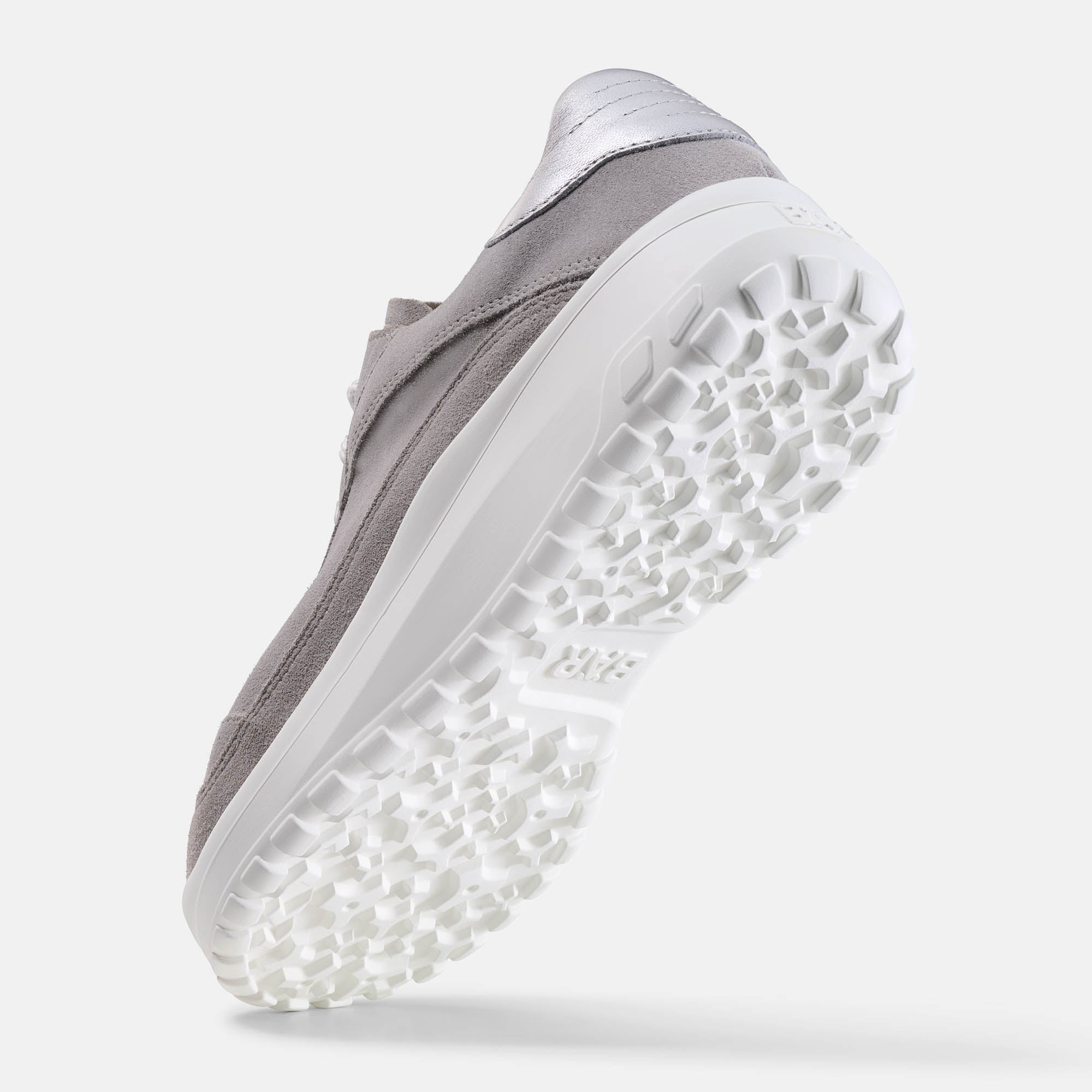 BÄR Schuhe Damenschuhe Freizeitschuhe Quinn grau/silber Kalbnappaleder, Kalbveloursleder Seitenansicht