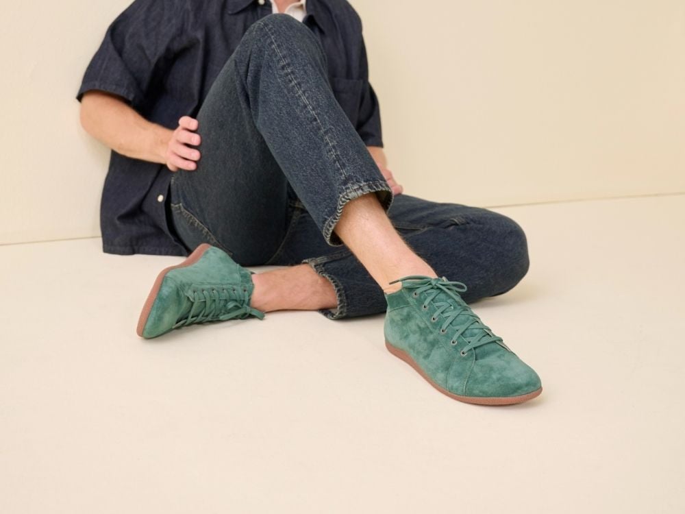 BÄR Schuhe Herrenschuhe Freizeitschuhe Markus forest Rindveloursleder Emotionsbild