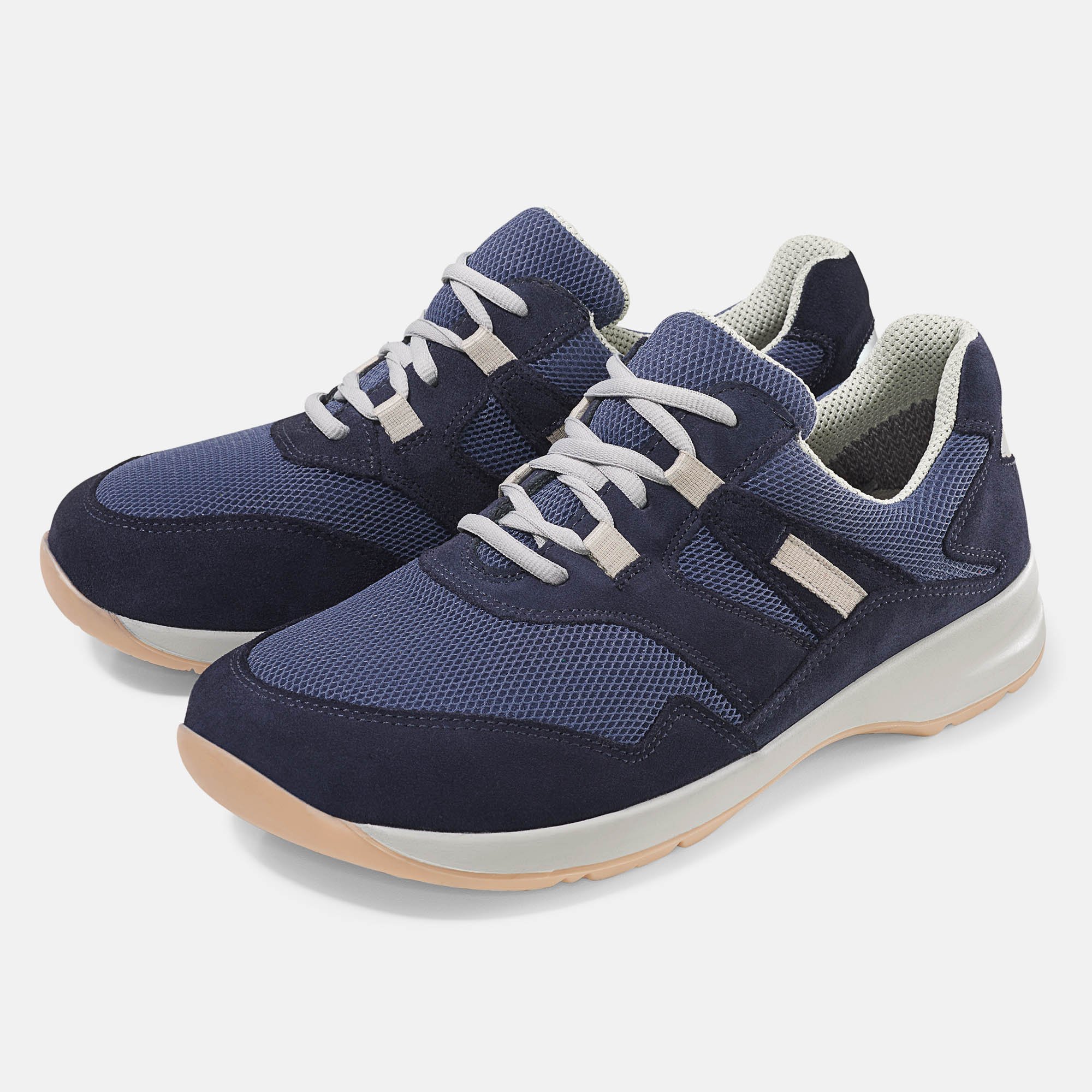 BÄR Schuhe Unisexschuhe Easyrun in dunkelblau aus Rindveloursleder, Textil - Anlass: Laufschuhe (Hauptbild) BÄR Schuhe Unisexschuhe Laufschuhe Easyrun dunkelblau Rindveloursleder, Textil Hauptbild
