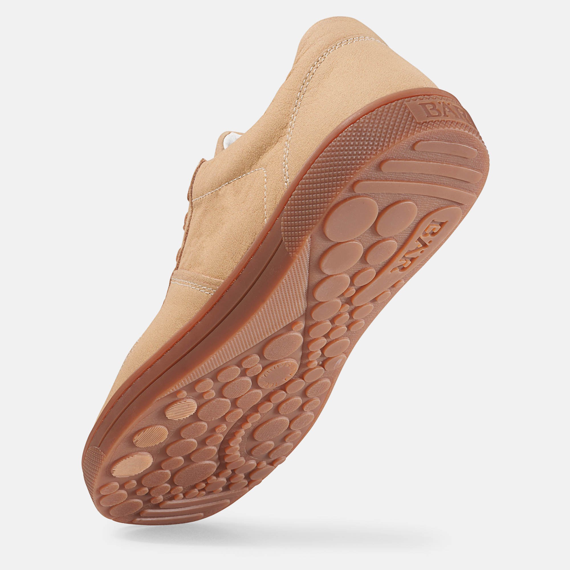 BÄR Schuhe Herrenschuhe Oleander in sand aus HyphaLite™ - Veganes Obermaterial mit Pilzen - Anlass: Freizeitschuhe (Seitenansicht) BÄR Schuhe Herrenschuhe Freizeitschuhe Oleander sand HyphaLite™ - Veganes Obermaterial mit Pilzen Seitenansicht