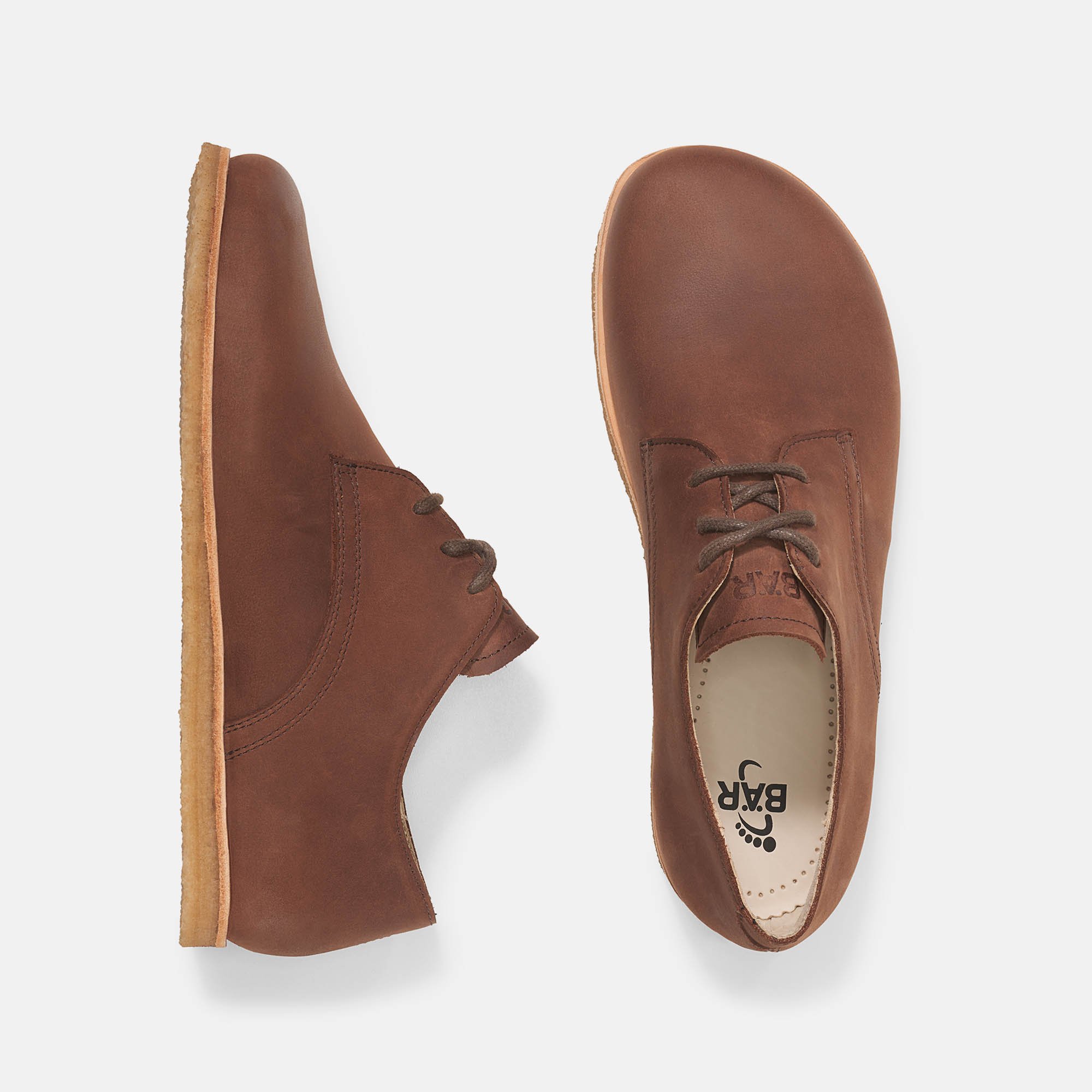 BÄR Schuhe Herrenschuhe Clint in dunkelbraun aus Rindnappaleder gefettet - Anlass: Businessschuhe (Ansicht von oben) BÄR Schuhe Herrenschuhe Businessschuhe Clint dunkelbraun Rindnappaleder gefettet Ansicht von oben