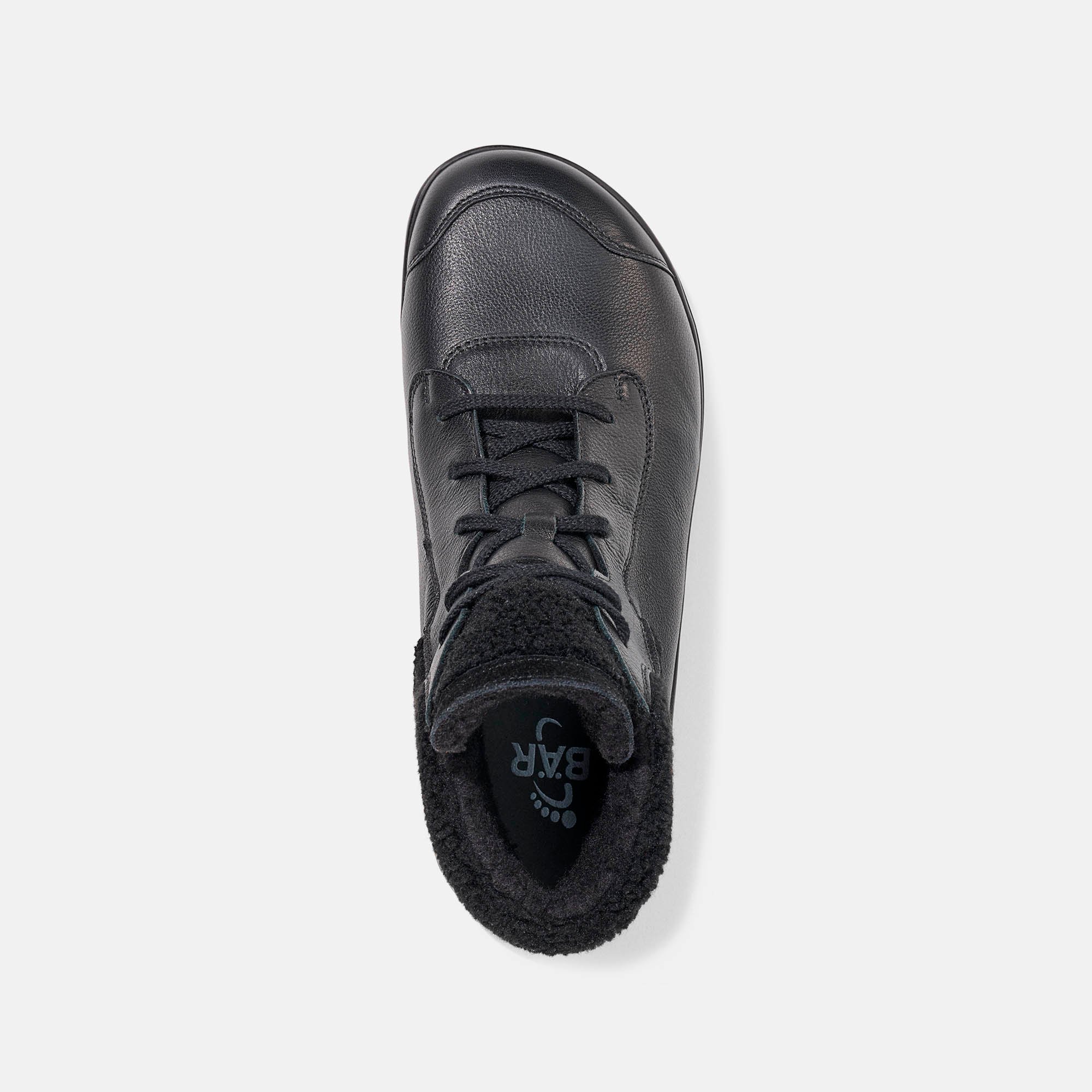 BÄR Schuhe Damenschuhe Freizeitschuhe Amal schwarz Rindnappaleder, Textil Ansicht von oben