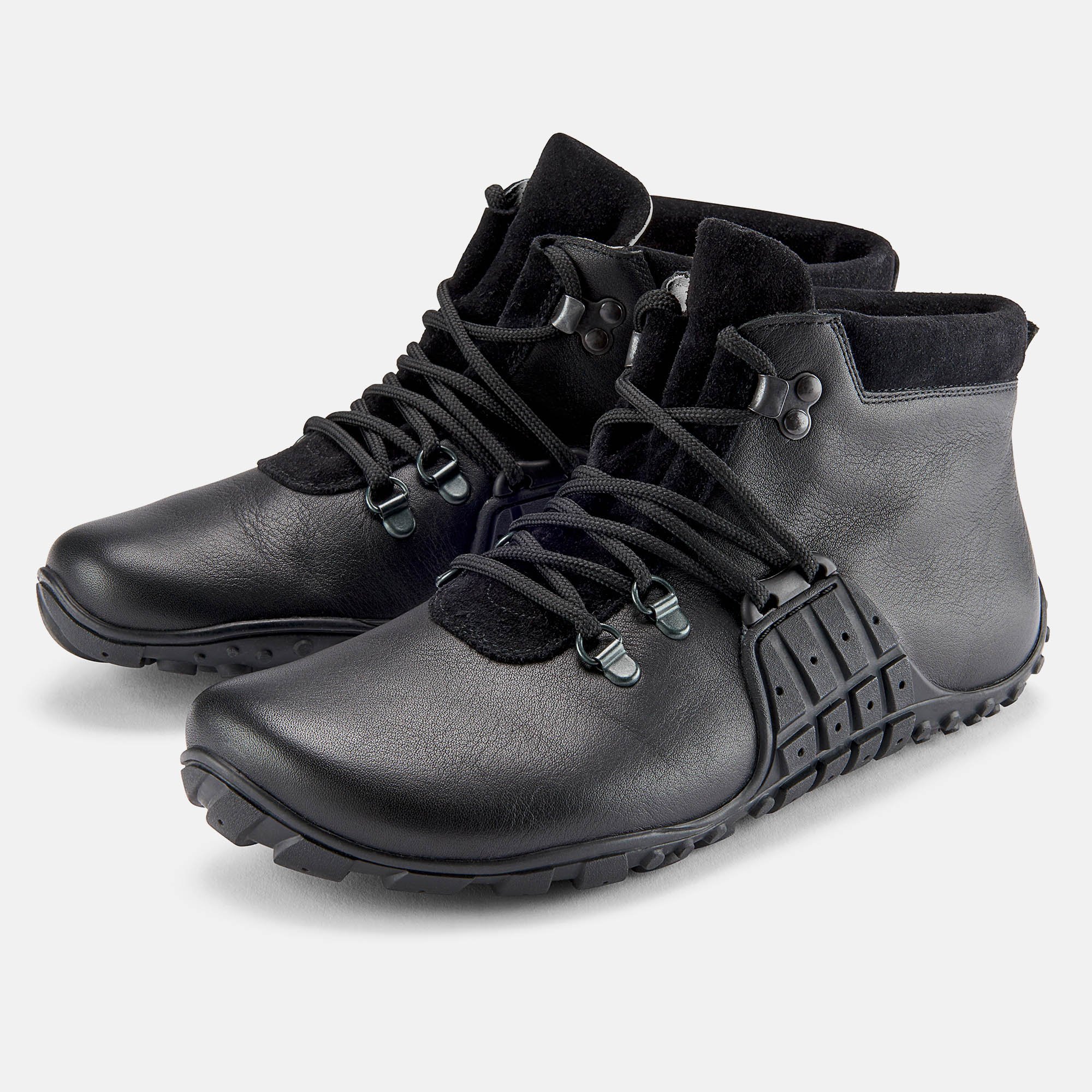 BÄR Schuhe Unisexschuhe Mountain Barefoot in schwarz aus Rindnappaleder - Anlass: Wanderschuhe (Hauptbild) BÄR Schuhe Unisexschuhe Wanderschuhe Mountain Barefoot schwarz Rindnappaleder Hauptbild
