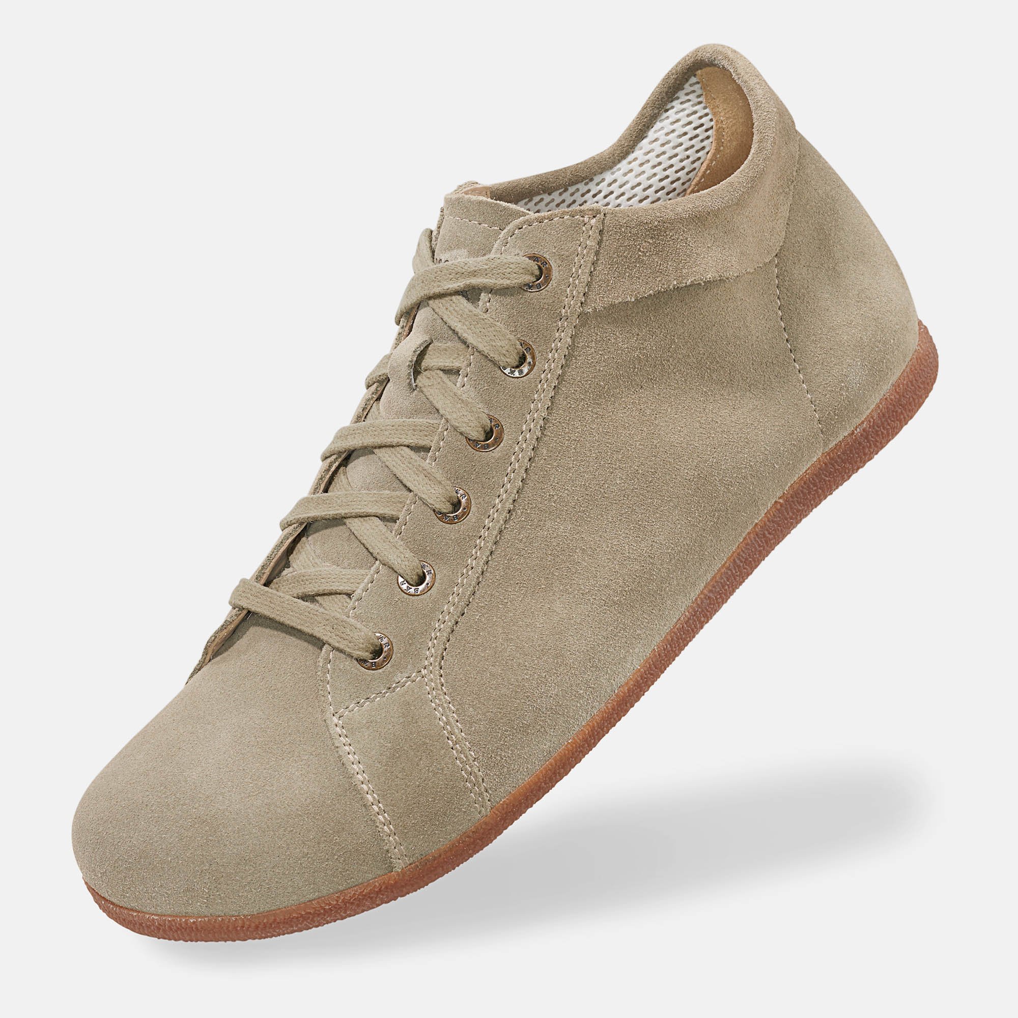 BÄR Schuhe Damenschuhe Magda in stein aus Kalbveloursleder - Anlass: Freizeitschuhe (Produktbild) BÄR Schuhe Damenschuhe Freizeitschuhe Magda stein Kalbveloursleder Produktbild
