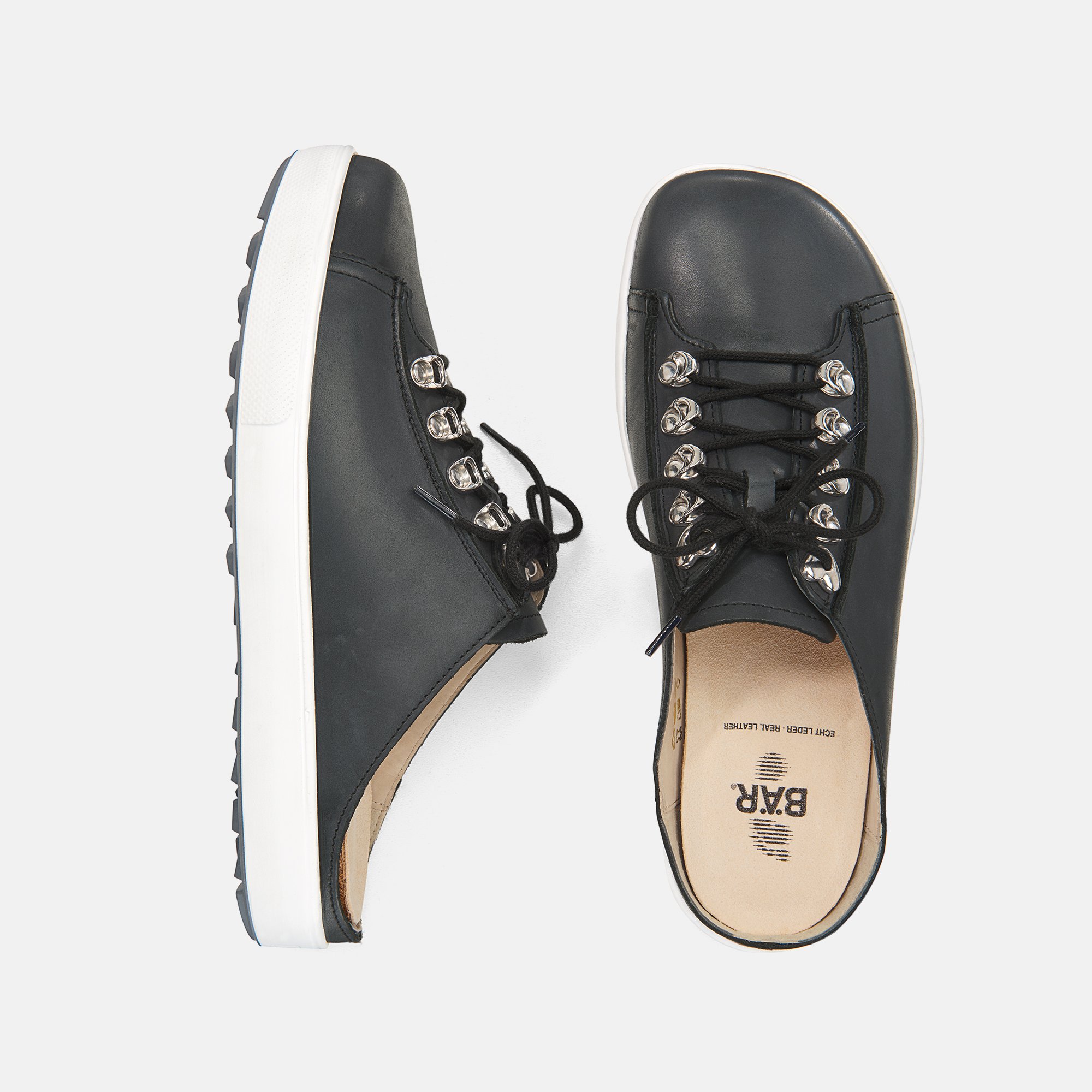 BÄR Schuhe Damenschuhe Ellen in schwarz aus Kalbnappaleder - Anlass: Freizeitschuhe (Ansicht von oben) BÄR Schuhe Damenschuhe Freizeitschuhe Ellen schwarz Kalbnappaleder Ansicht von oben