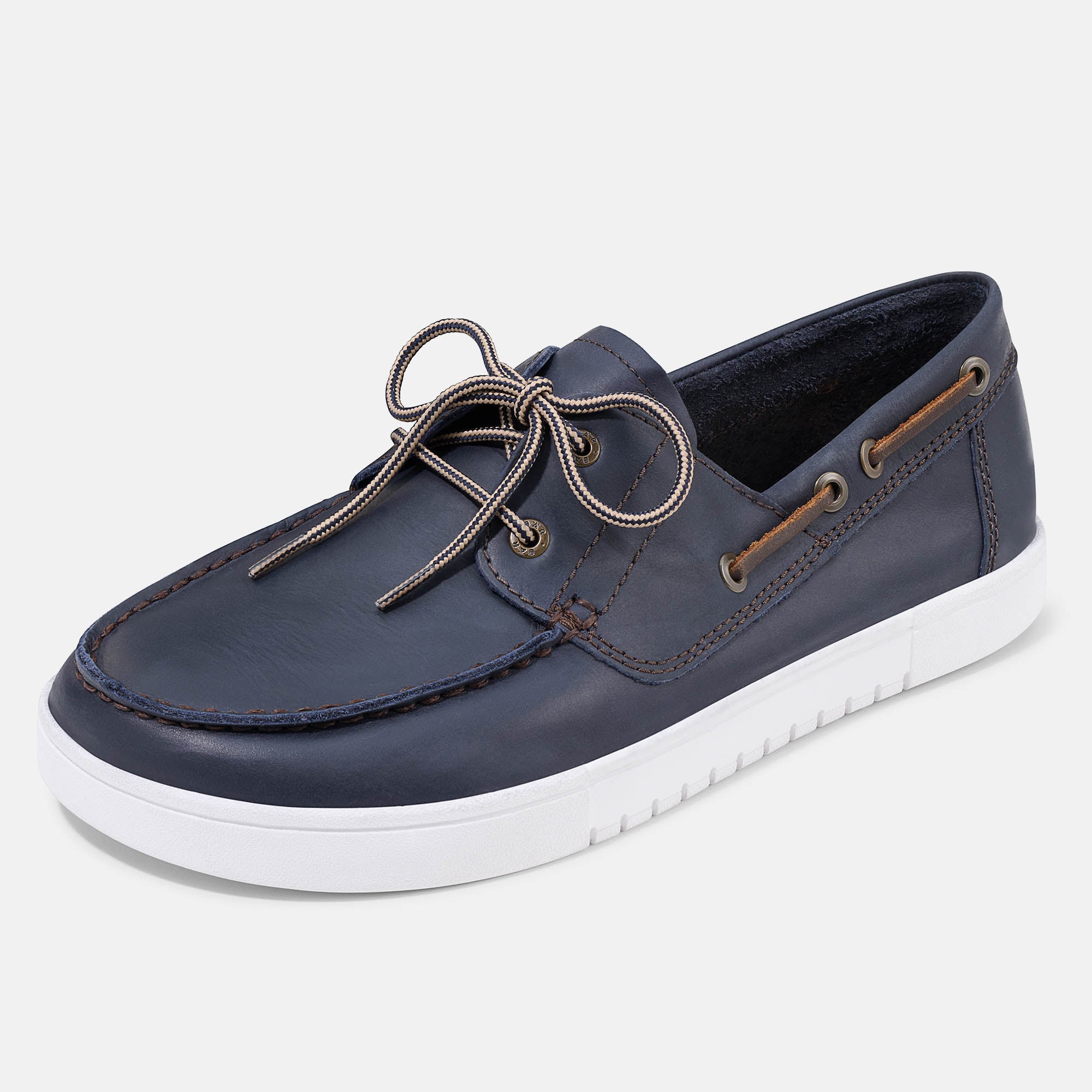 BÄR Schuhe Herrenschuhe Freizeitschuhe Emiliano dunkelblau Rindnappaleder gefettet Produktbild