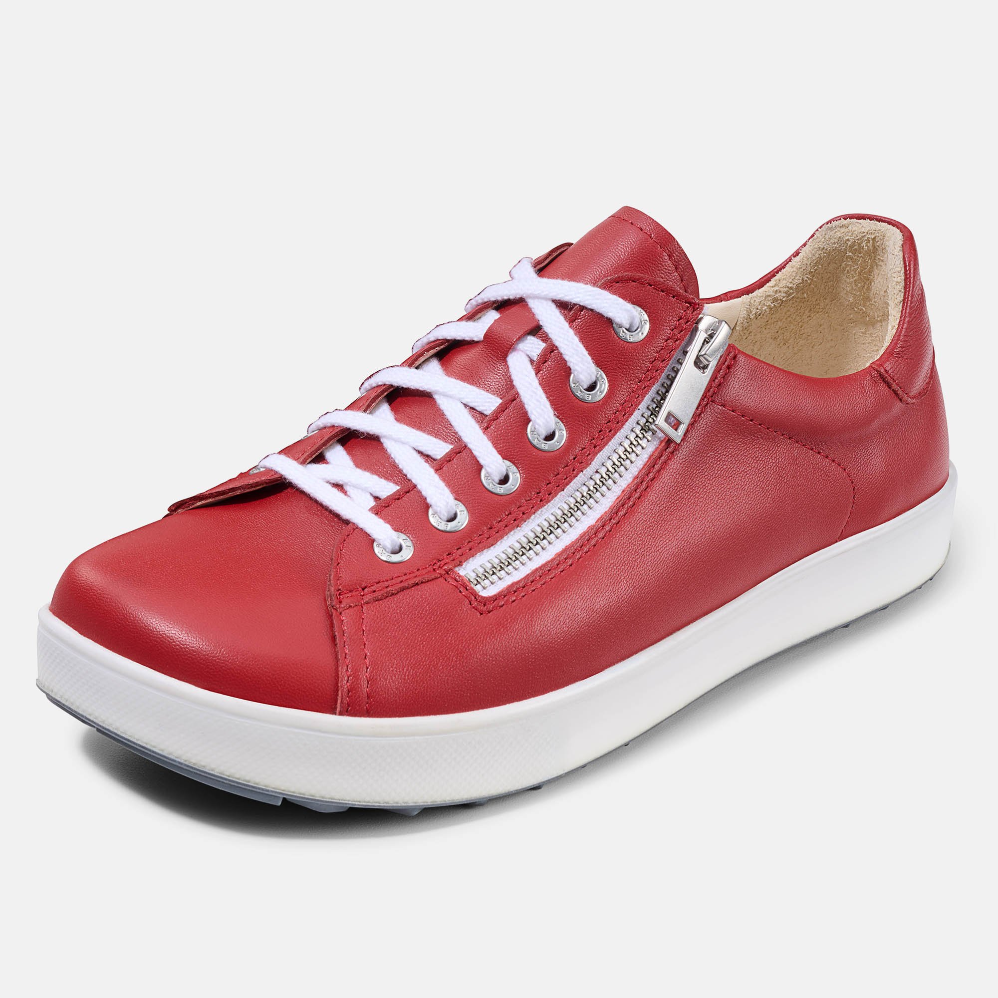 BÄR Schuhe Damenschuhe Margot in rot aus Lammnappaleder - Anlass: Freizeitschuhe (Produktbild) BÄR Schuhe Damenschuhe Freizeitschuhe Margot rot Lammnappaleder Produktbild