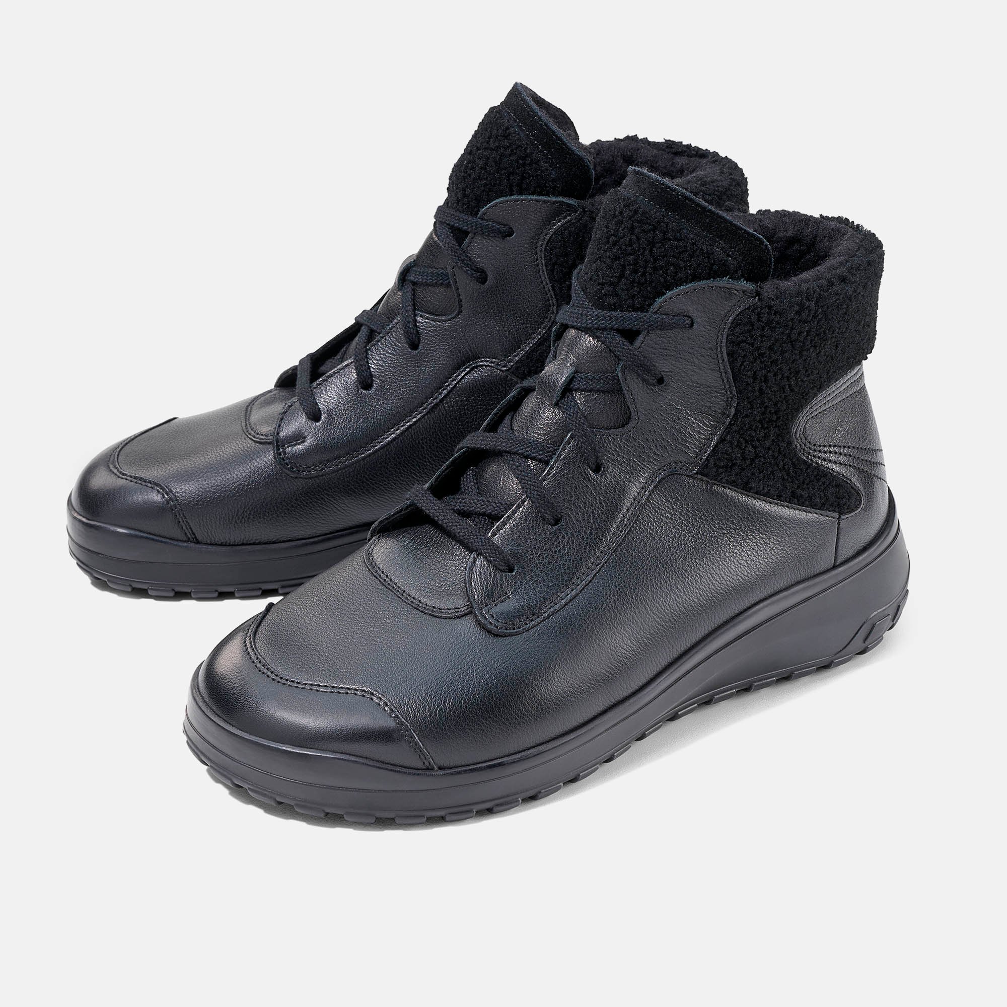 BÄR Schuhe Damenschuhe Freizeitschuhe Amal schwarz Rindnappaleder, Textil Hauptbild