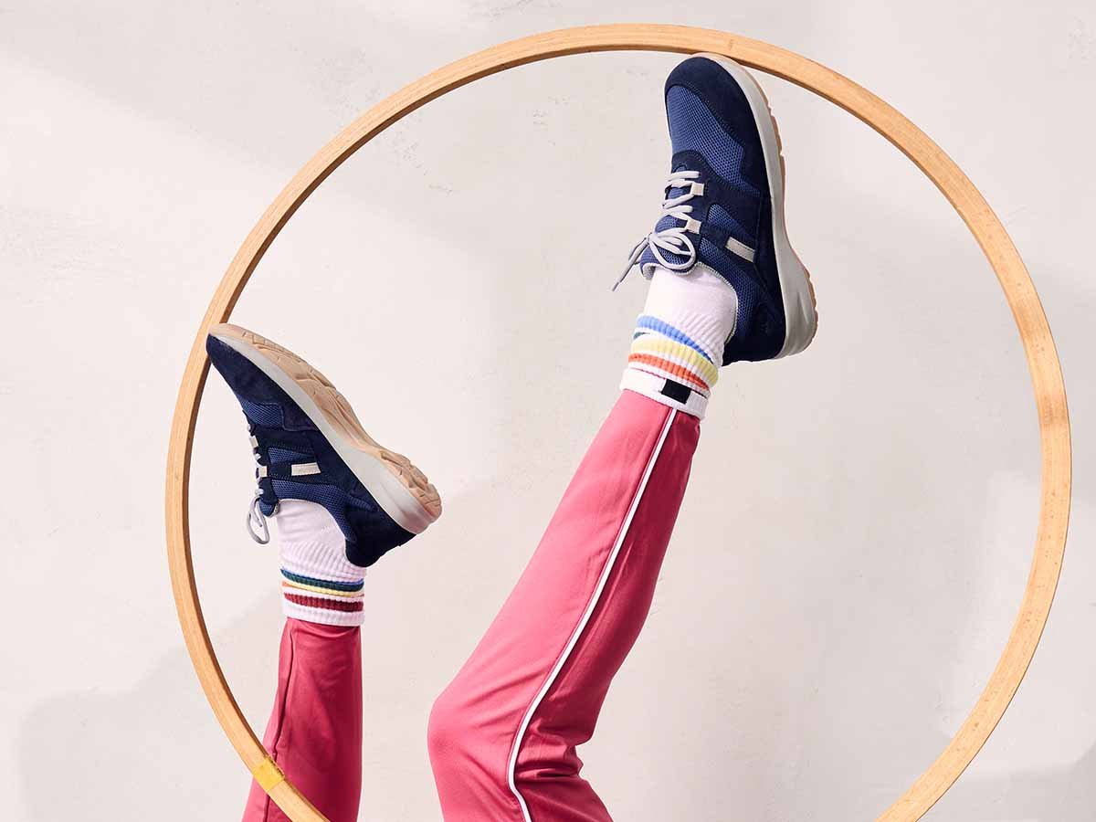 BÄR Schuhe Unisexschuhe Easyrun in dunkelblau aus Rindveloursleder, Textil - Anlass: Laufschuhe (Emotionsbild) BÄR Schuhe Unisexschuhe Laufschuhe Easyrun dunkelblau Rindveloursleder, Textil Emotionsbild