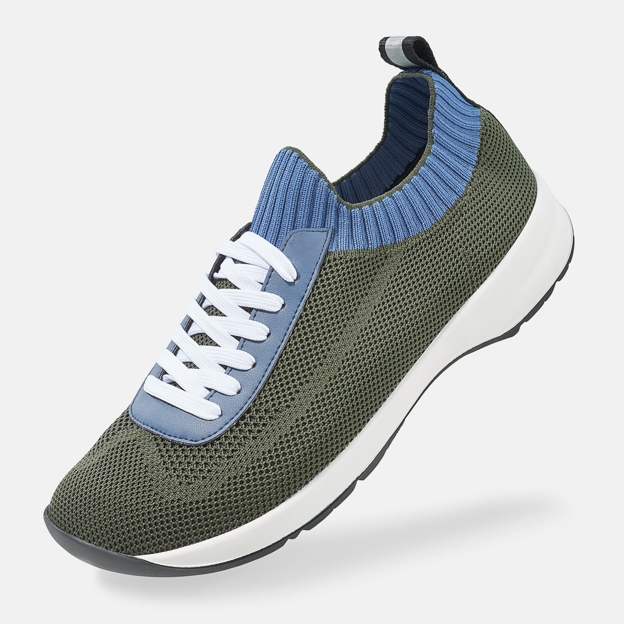 BÄR Schuhe Herrenschuhe Riley in oliv aus Textilstrick aus Polyester und PU - Anlass: Freizeitschuhe (Produktbild) BÄR Schuhe Herrenschuhe Freizeitschuhe Riley oliv Textilstrick aus Polyester und PU Produktbild