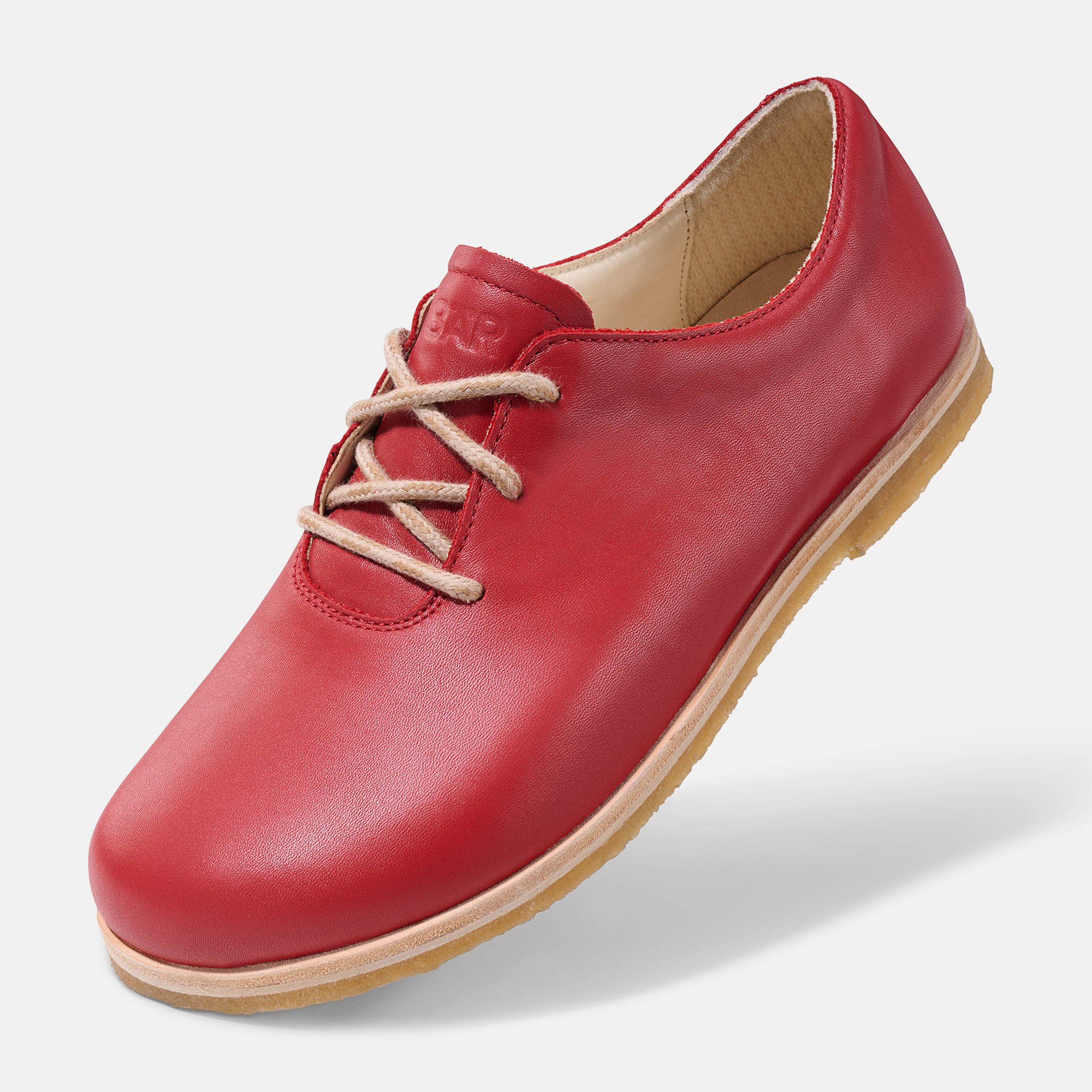 BÄR Schuhe Damenschuhe Freizeitschuhe Carey rot Kalbnappaleder wasserabweisend Produktbild