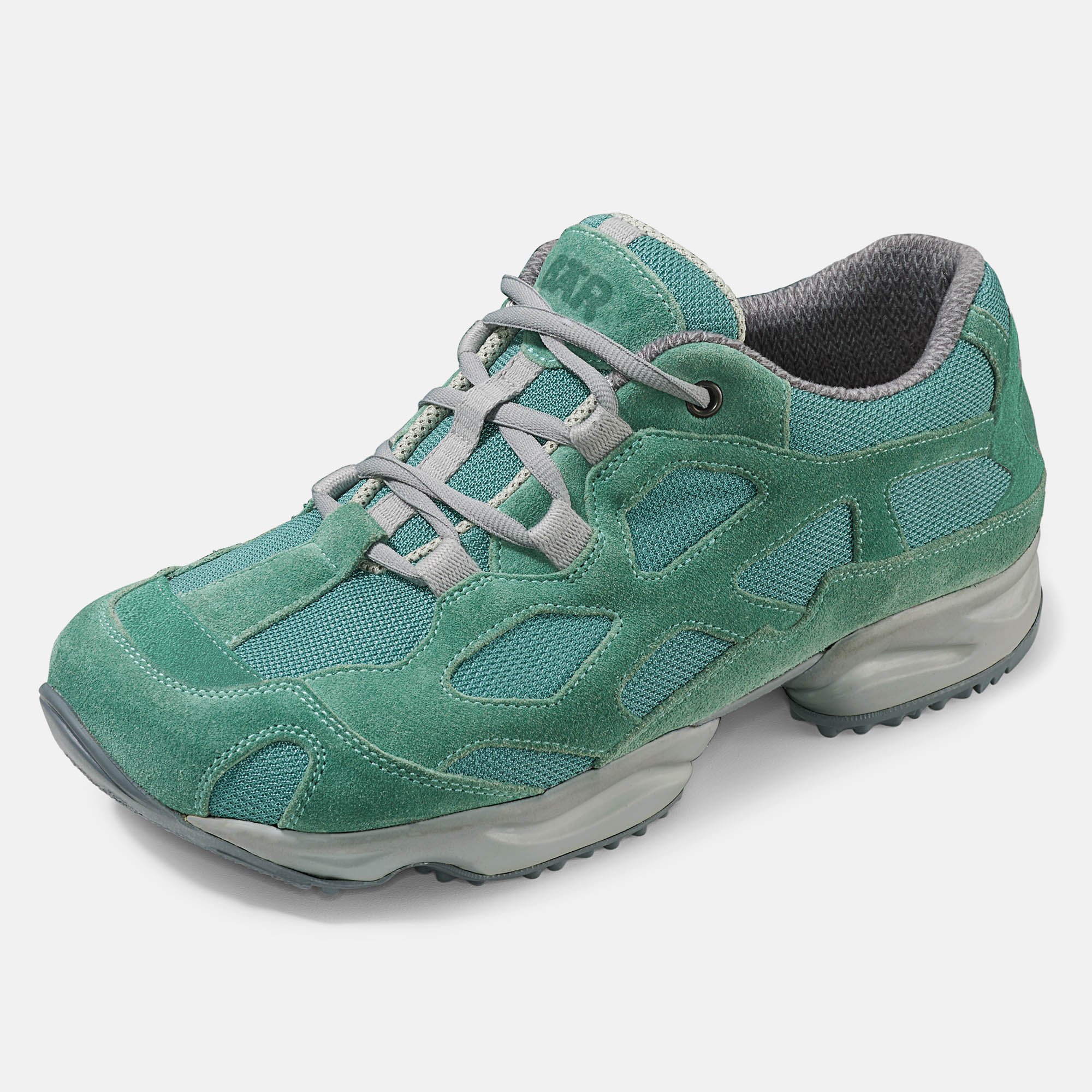 BÄR Schuhe Unisexschuhe High Performance 2.5 in agavengrün aus Kalbveloursleder, Textil - Anlass: Laufschuhe (Produktbild) BÄR Schuhe Unisexschuhe Laufschuhe High Performance 2.5 agavengrün Kalbveloursleder, Textil Produktbild