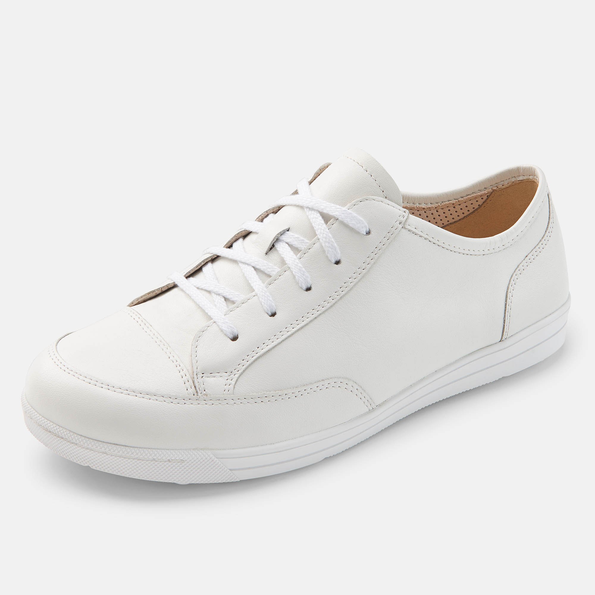 BÄR Schuhe Damenschuhe Emma 2.0 in weiß aus Kalbnappaleder - Anlass: Alltag (Produktbild) BÄR Schuhe Damenschuhe Alltag Emma 2.0 weiß Kalbnappaleder Produktbild