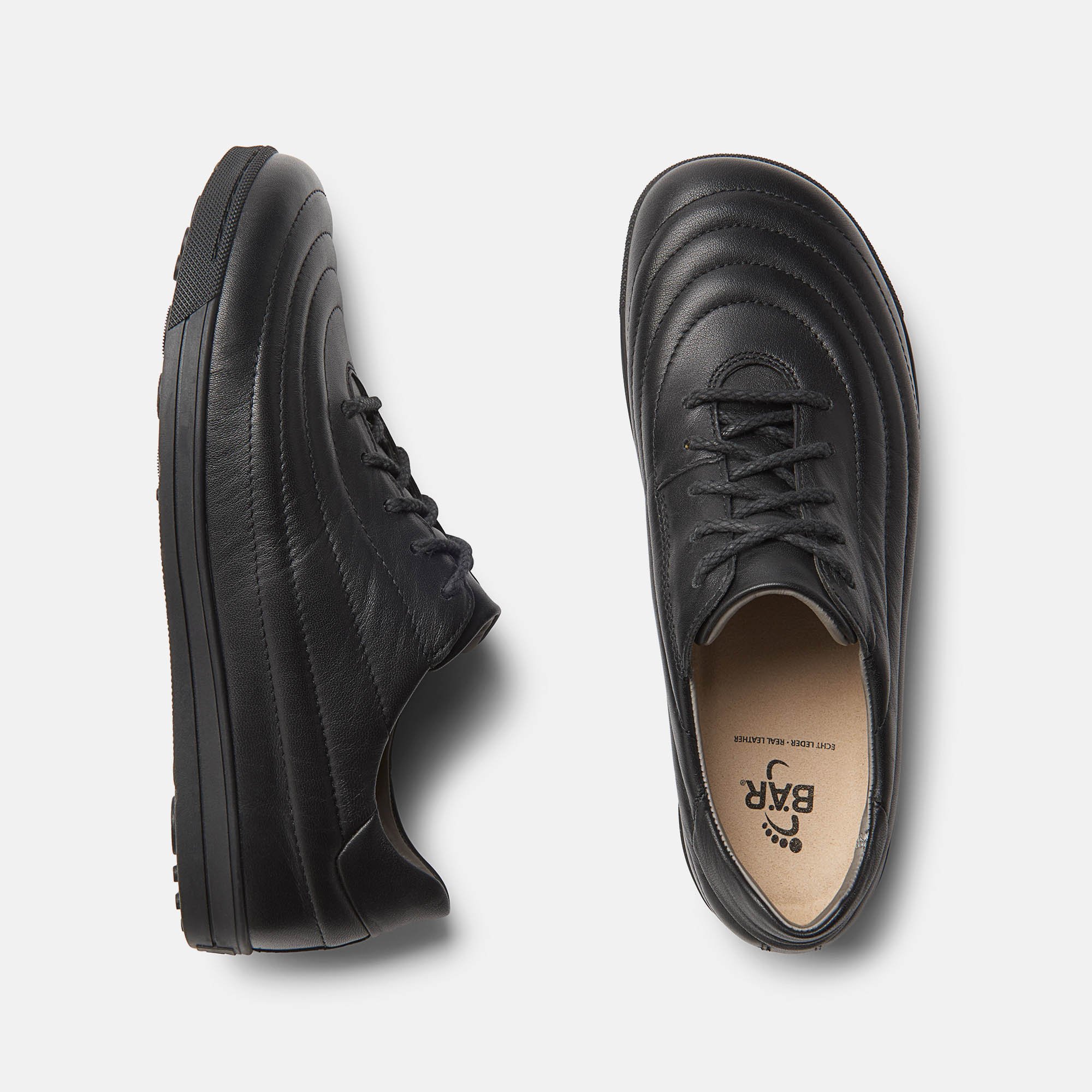 BÄR Schuhe Damenschuhe Harper in schwarz aus Lammnappaleder - Anlass: Alltag (Ansicht von oben) BÄR Schuhe Damenschuhe Alltag Harper schwarz Lammnappaleder Ansicht von oben