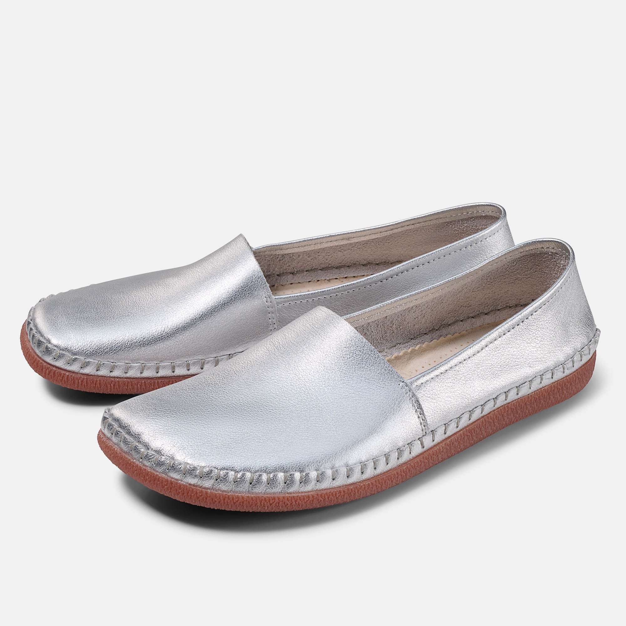 BÄR Schuhe Unisexschuhe Freizeitschuhe Charlie silber Kalbnappaleder Hauptbild