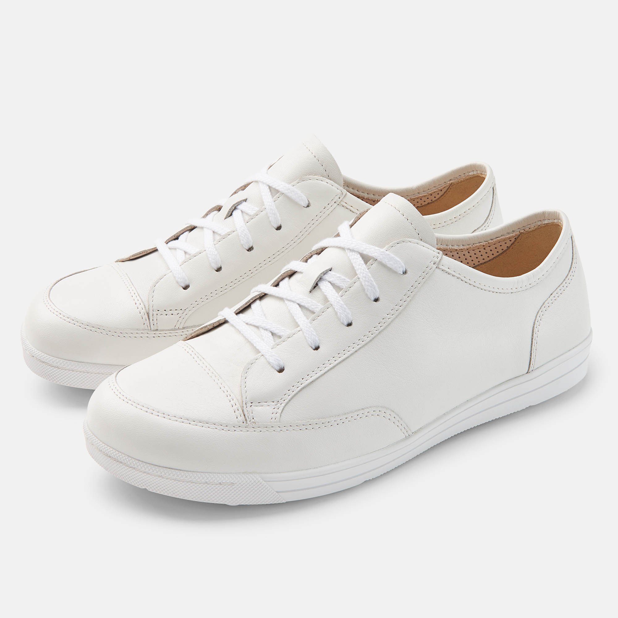 BÄR Schuhe Damenschuhe Emma 2.0 in weiß aus Kalbnappaleder - Anlass: Alltag (Hauptbild) BÄR Schuhe Damenschuhe Alltag Emma 2.0 weiß Kalbnappaleder Hauptbild