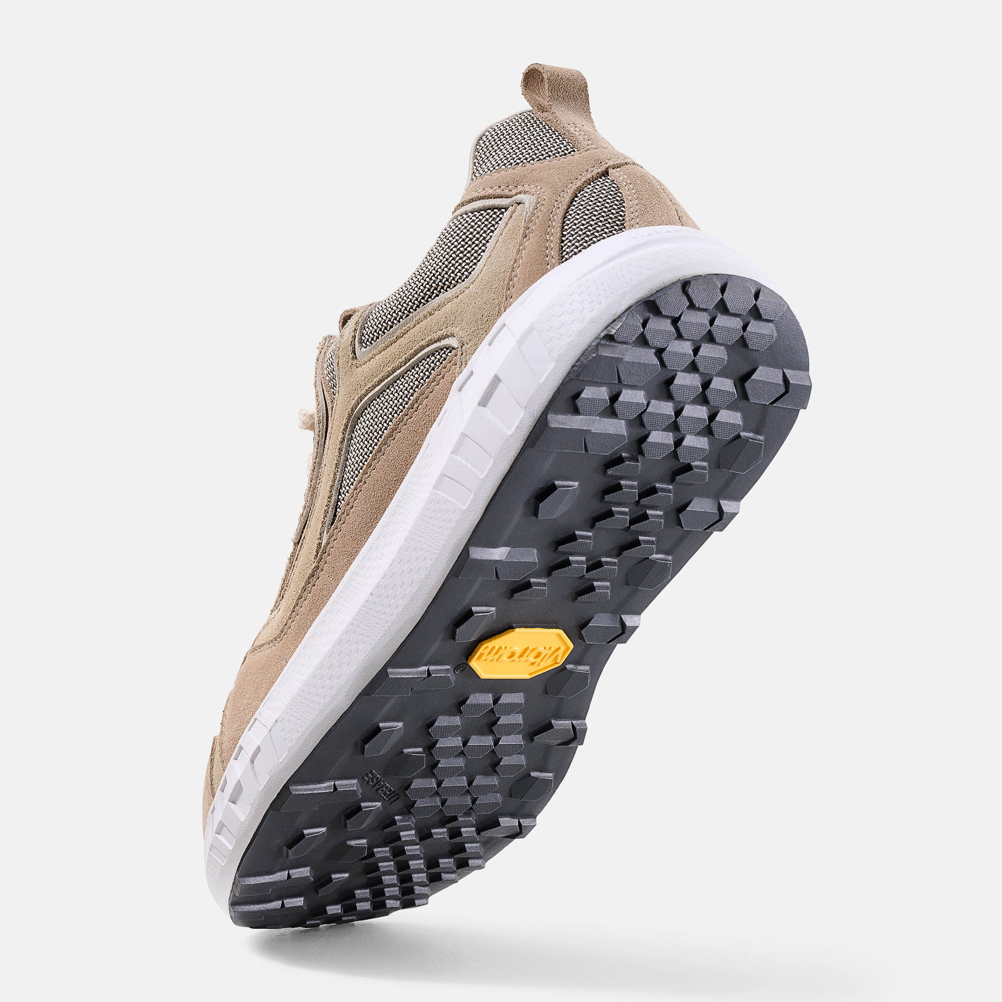 BÄR Schuhe Unisexschuhe Freizeitschuhe Metro Flow beige Kalbveloursleder, Textil Seitenansicht