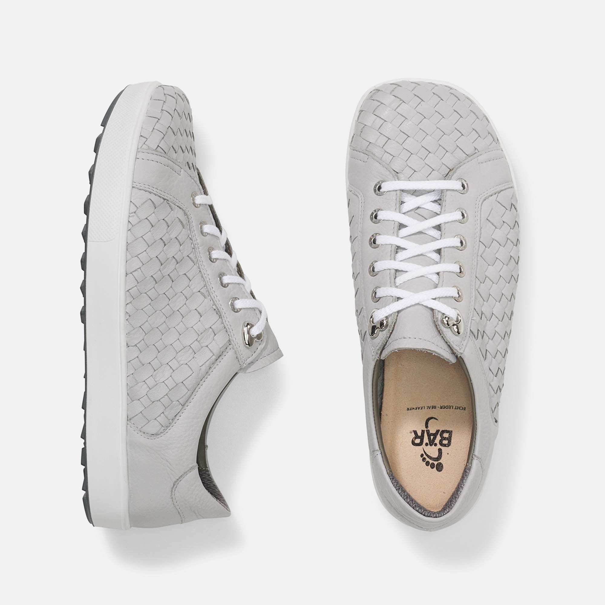 BÄR Schuhe Damenschuhe Kaya 2.0 in grau aus Rindnappaleder - Anlass: Freizeitschuhe (Ansicht von oben) BÄR Schuhe Damenschuhe Freizeitschuhe Kaya 2.0 grau Rindnappaleder Ansicht von oben