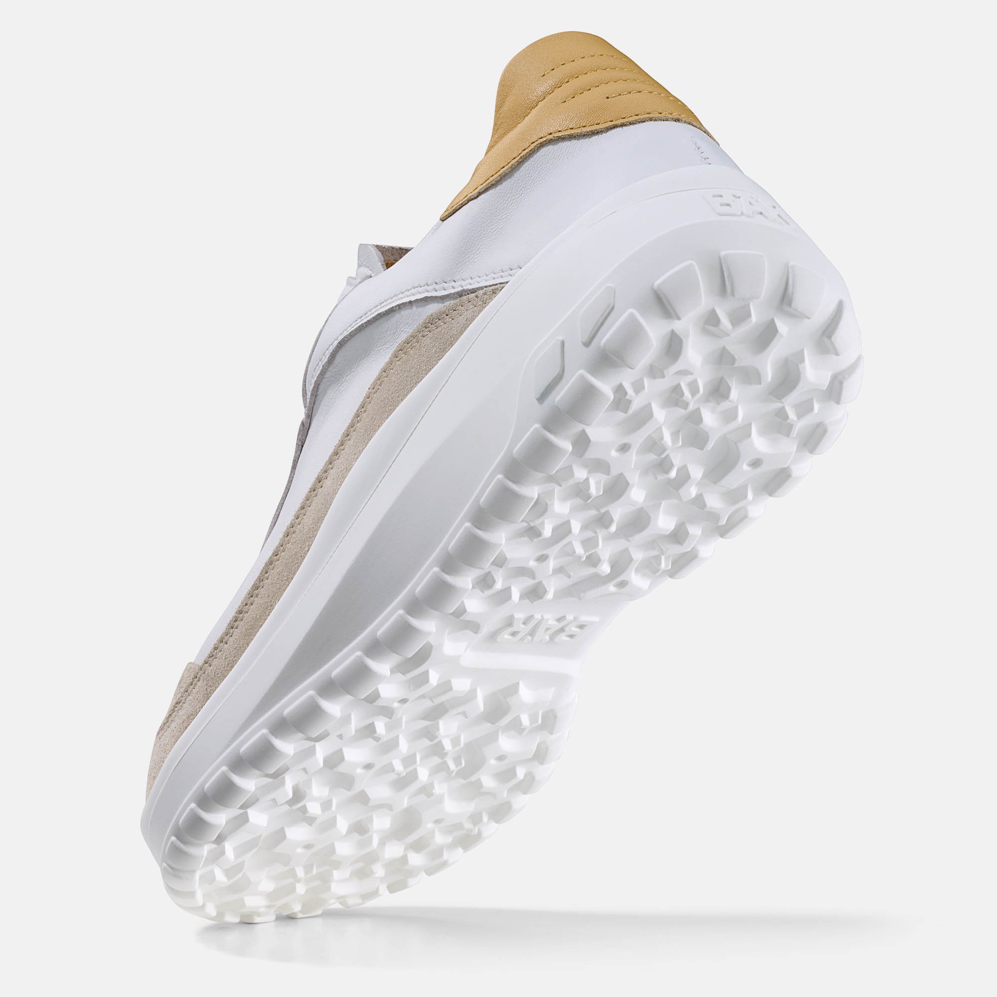 BÄR Schuhe Damenschuhe Alltag Quinn weiß/sand Kalbnappaleder, Kalbveloursleder Seitenansicht