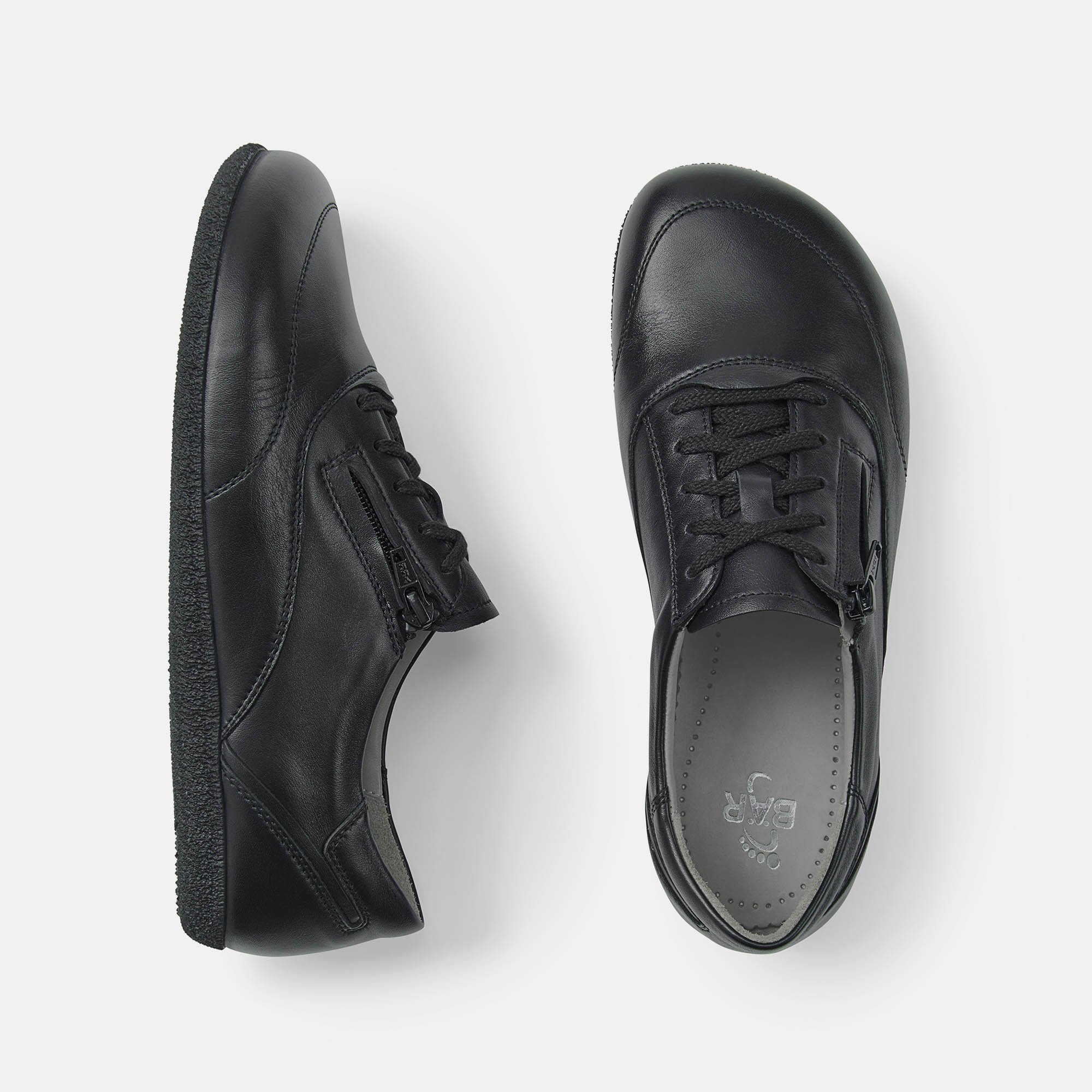 BÄR Schuhe Damenschuhe Clea in schwarz aus Kalbnappaleder - Anlass: Alltag (Ansicht von oben) BÄR Schuhe Damenschuhe Alltag Clea schwarz Kalbnappaleder Ansicht von oben